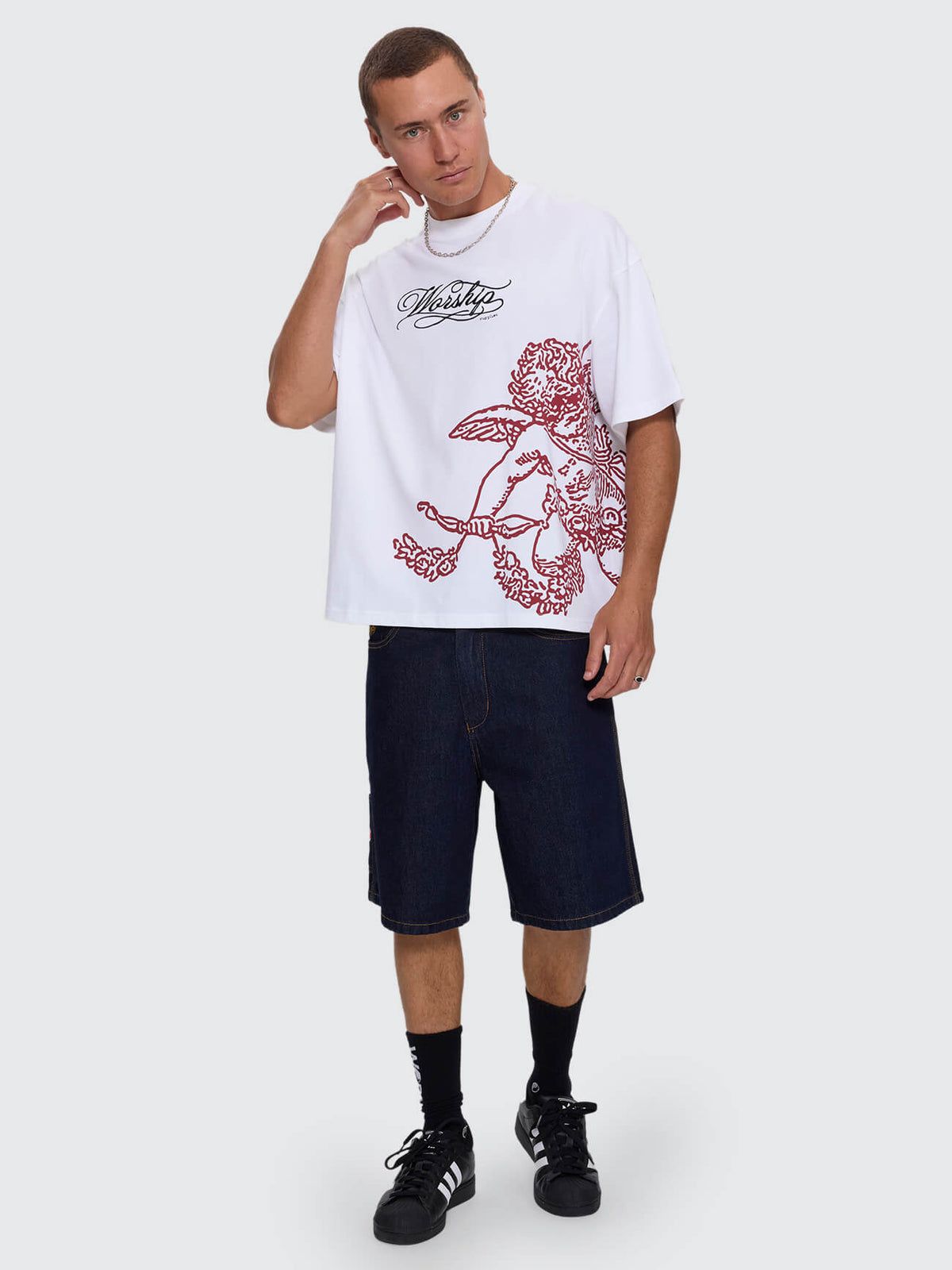 Arrebato Box Crop Tee - White XXS