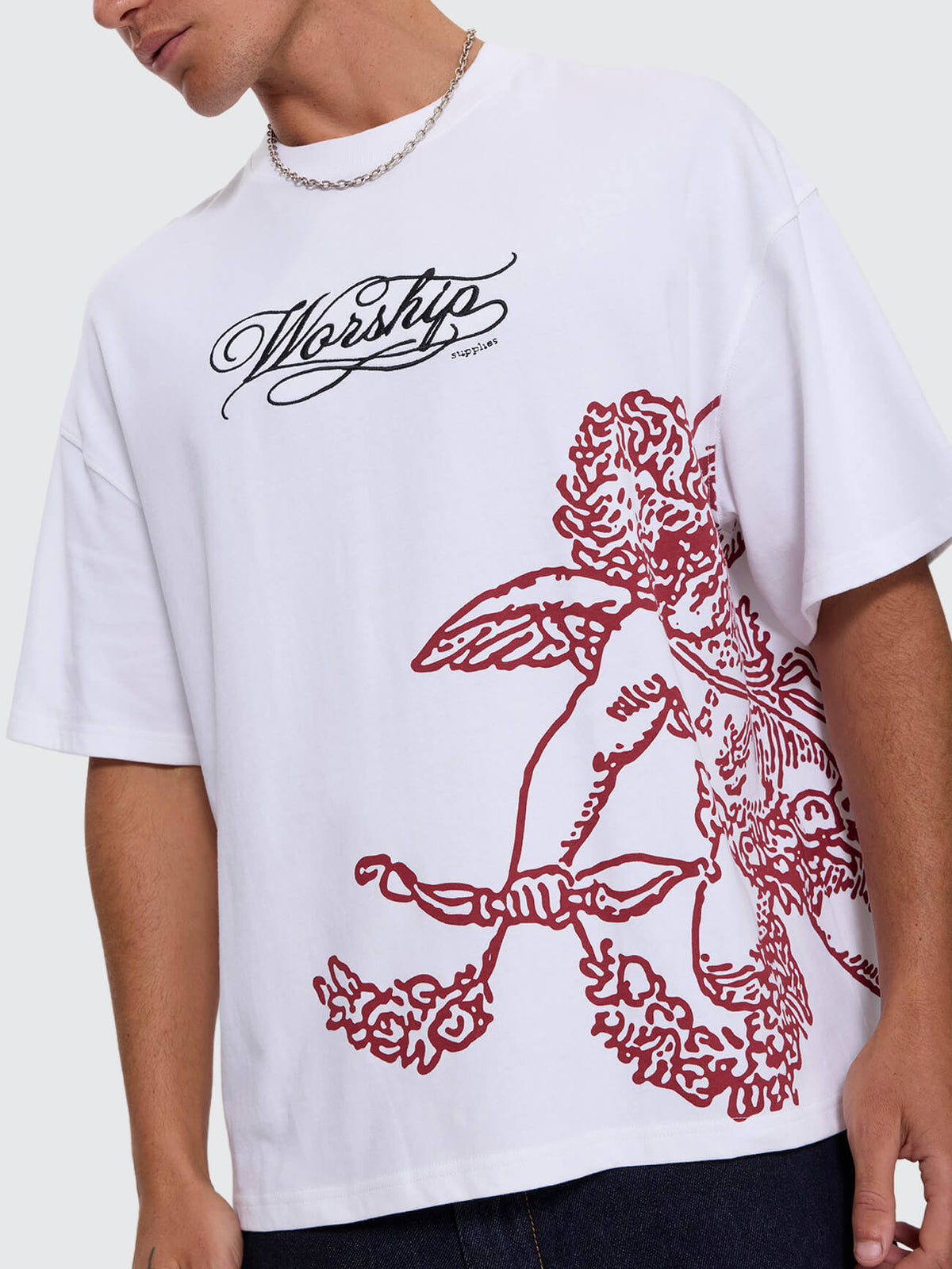 Arrebato Box Crop Tee - White XXS