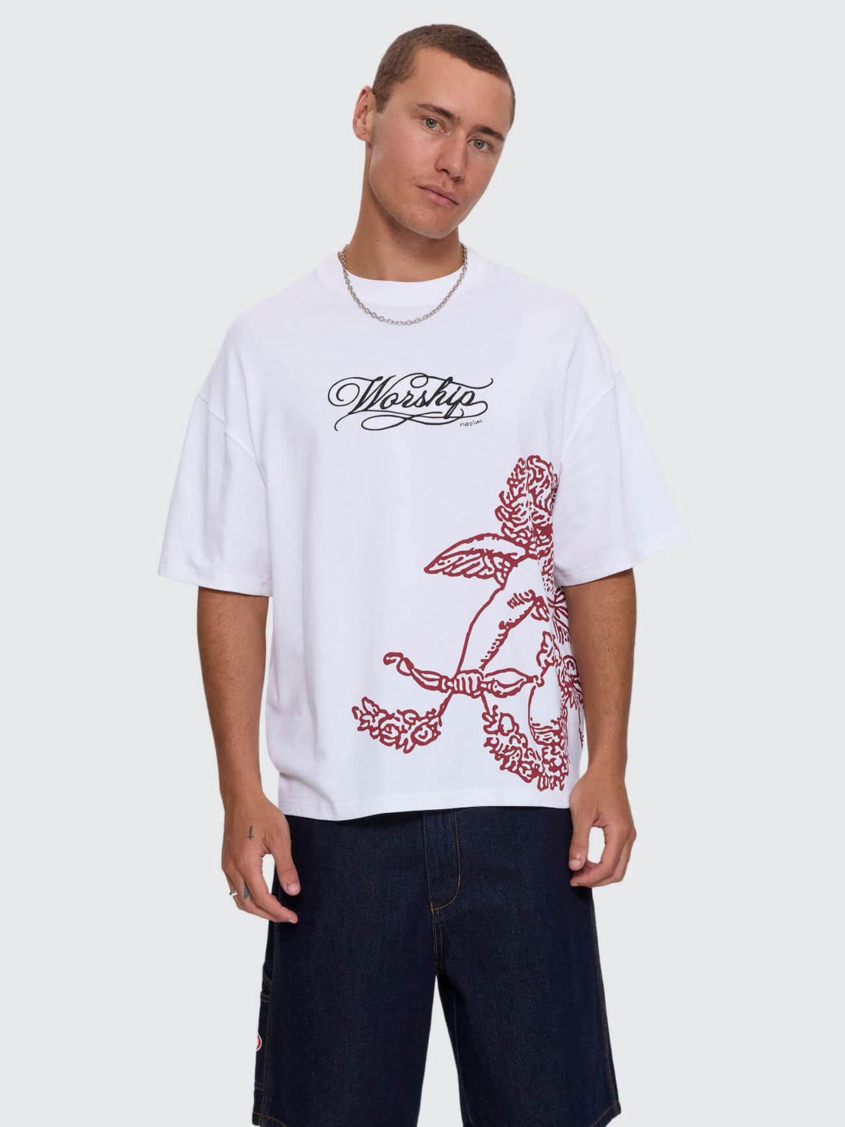 Arrebato Box Crop Tee - White XXS