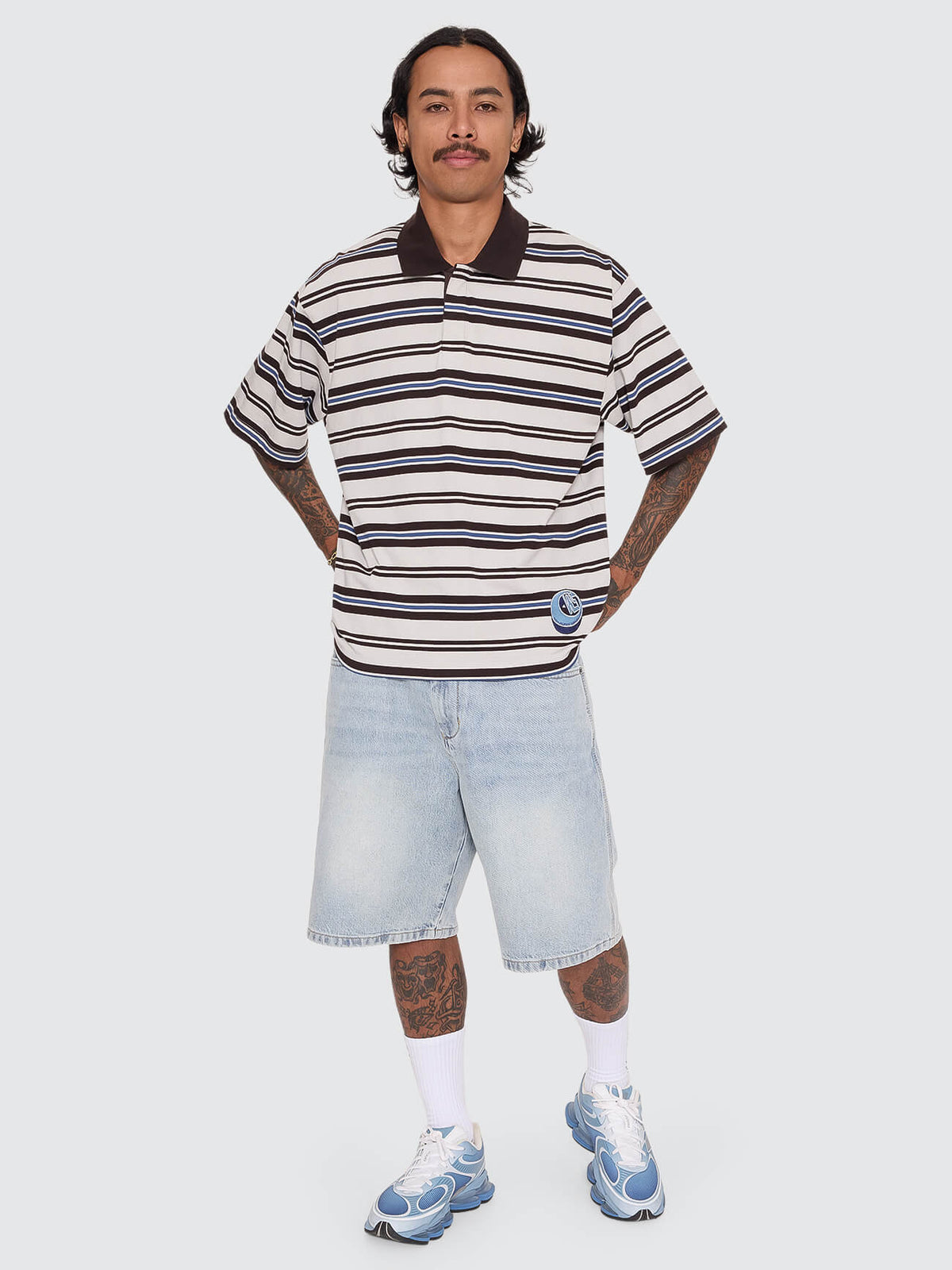 Dimension Short Sleeve Golf Polo - Moonstruck XS