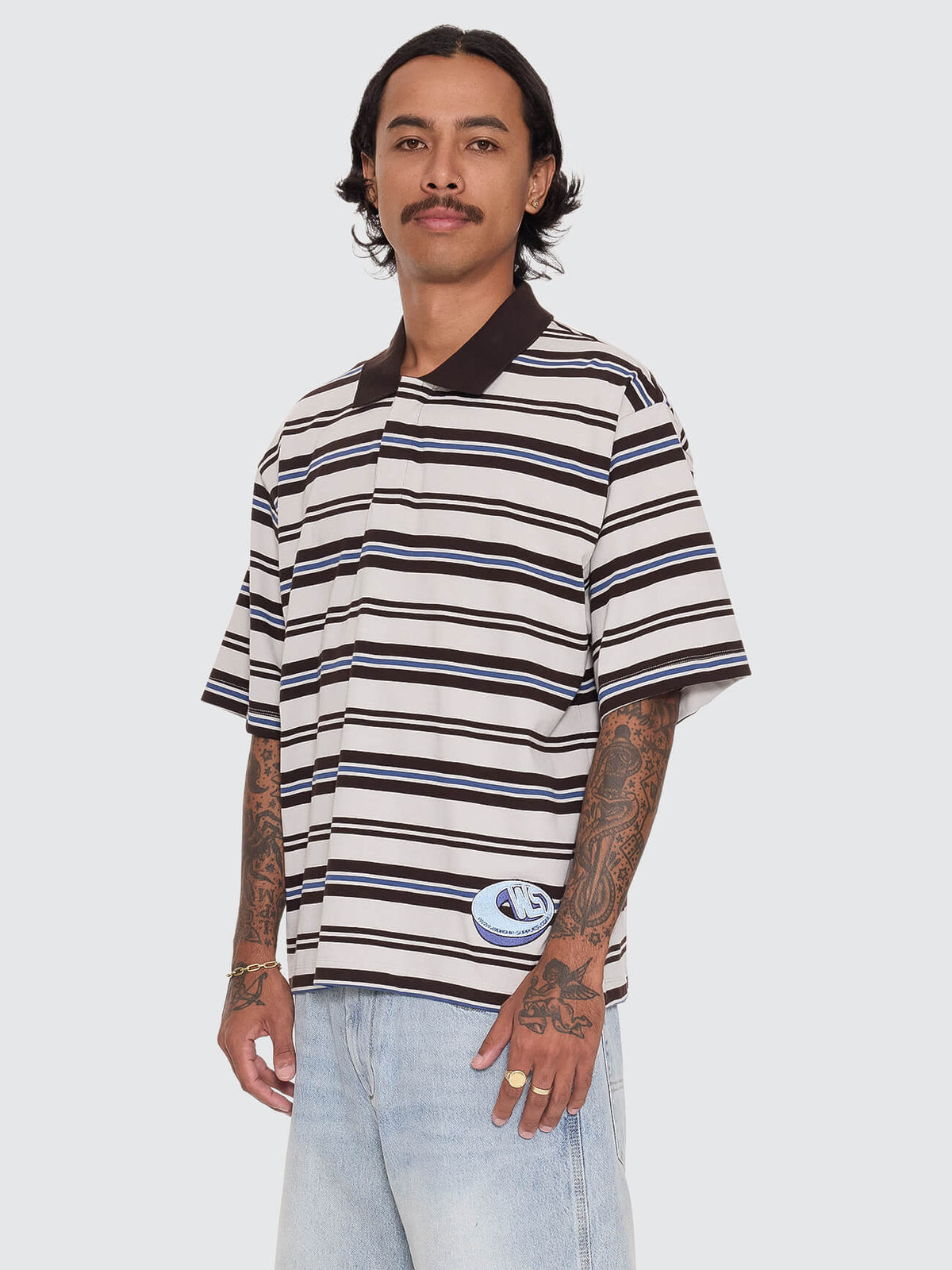 Dimension Short Sleeve Golf Polo - Moonstruck XS