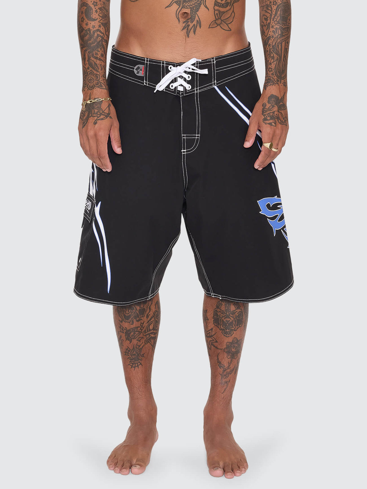 Pitted 22" Boardshort - Black 26