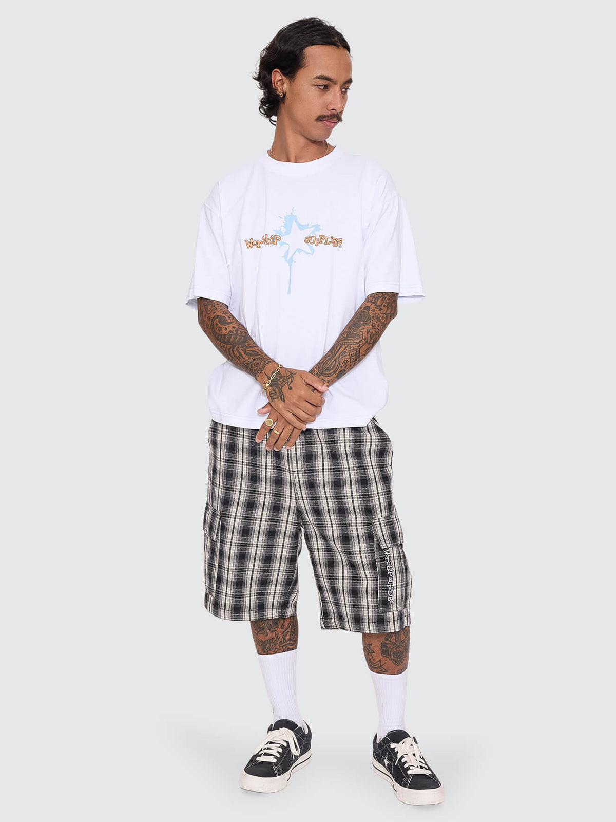 Malibu Elastic Cargo Short - Black 26