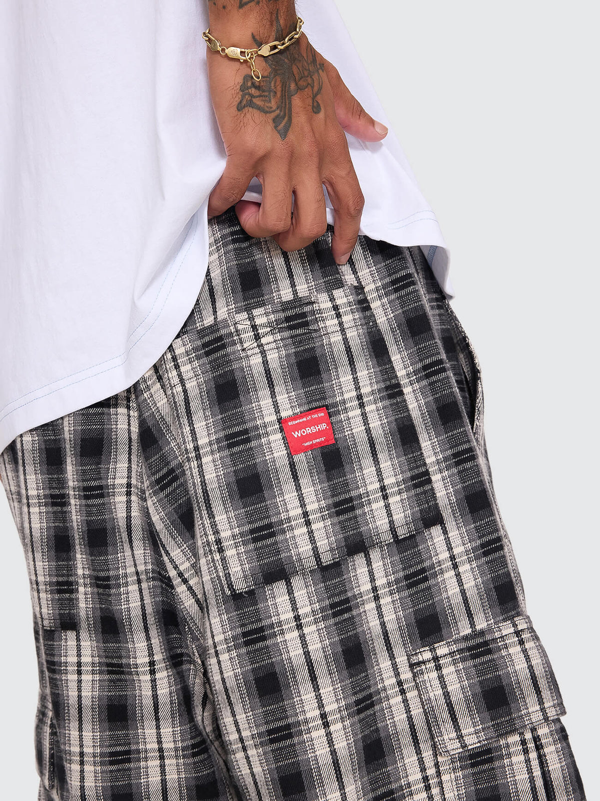 Malibu Elastic Cargo Short - Black 26