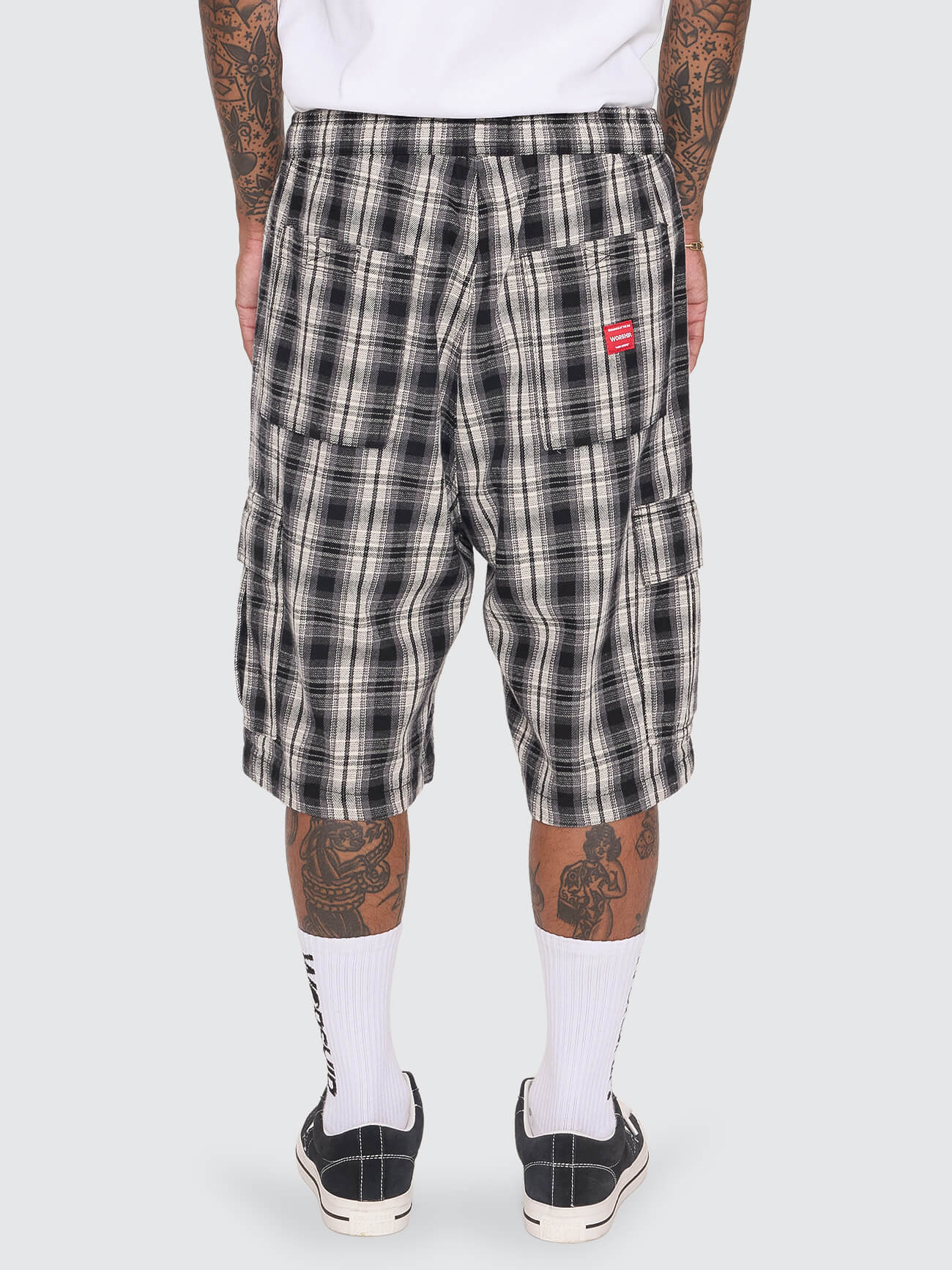 Malibu Elastic Cargo Short - Black 26