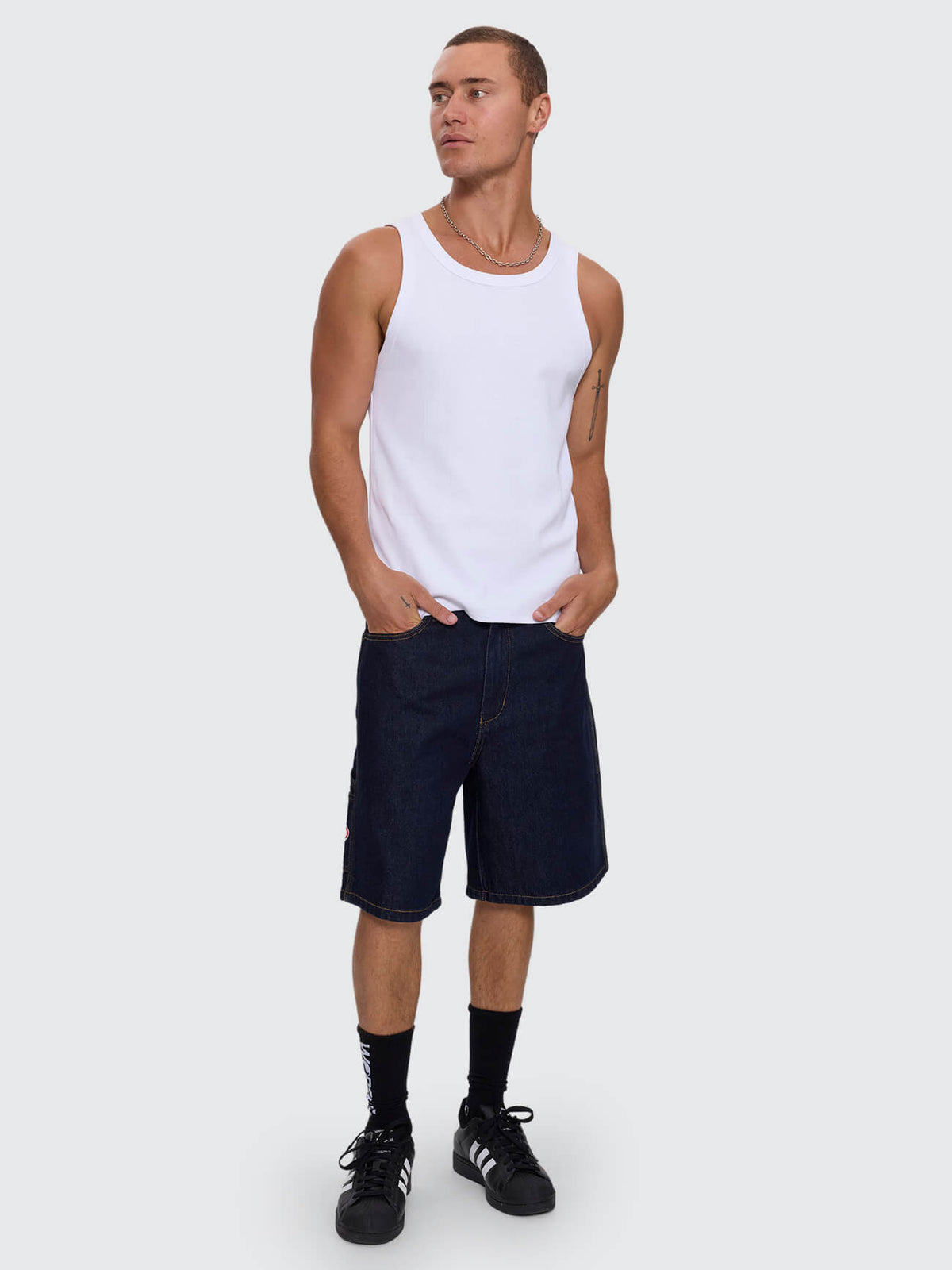 Carpenter Jean Short - Raw Indy 26