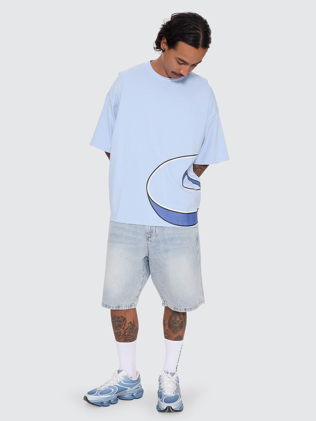 Dimension Big Dawg Jean Short - Faded Worn Blue 26
