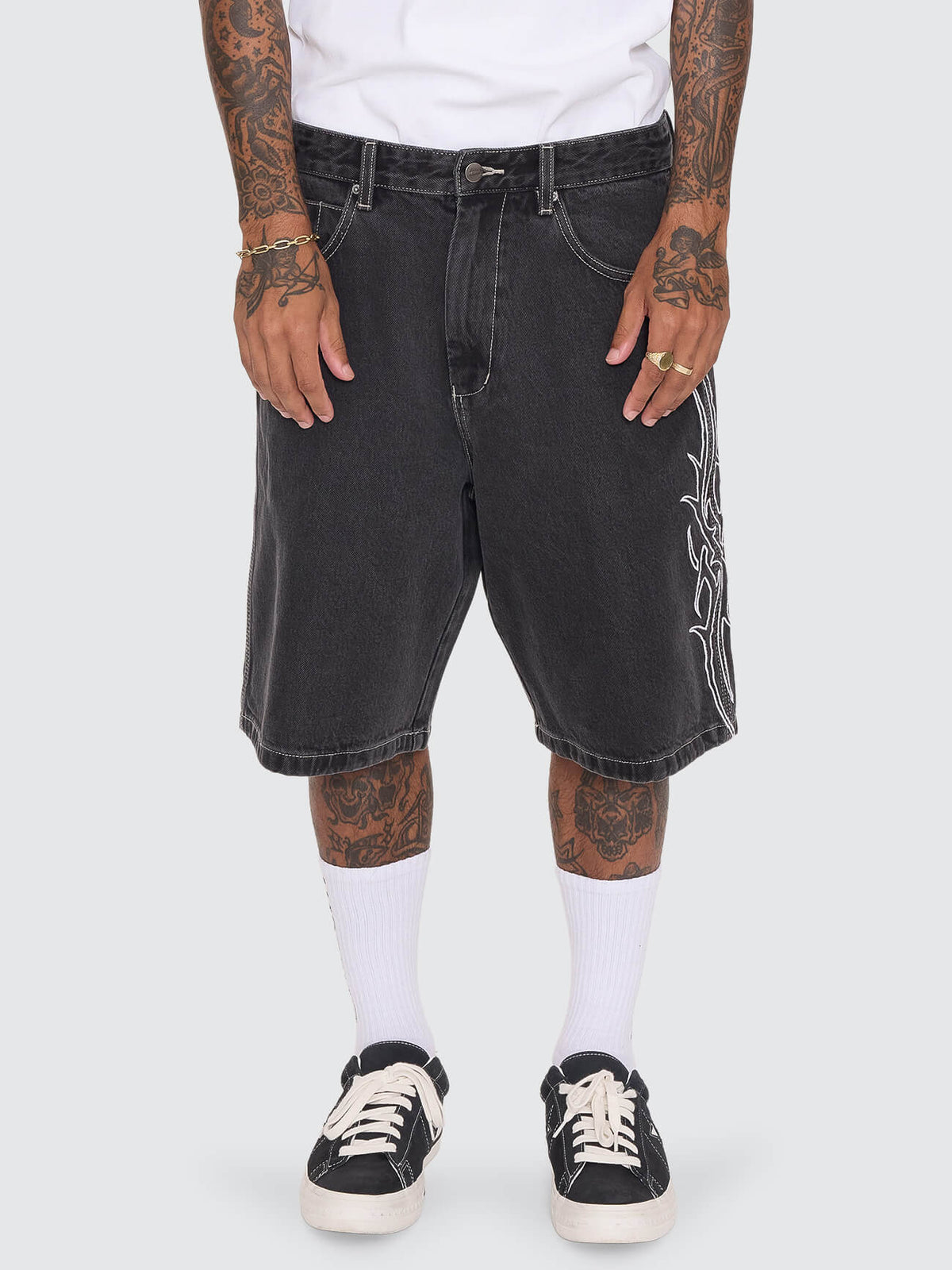 Pitted Big Dawg Jean Short - Used Black 26