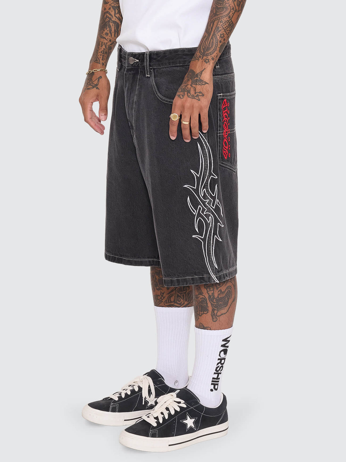 Pitted Big Dawg Jean Short - Used Black 26