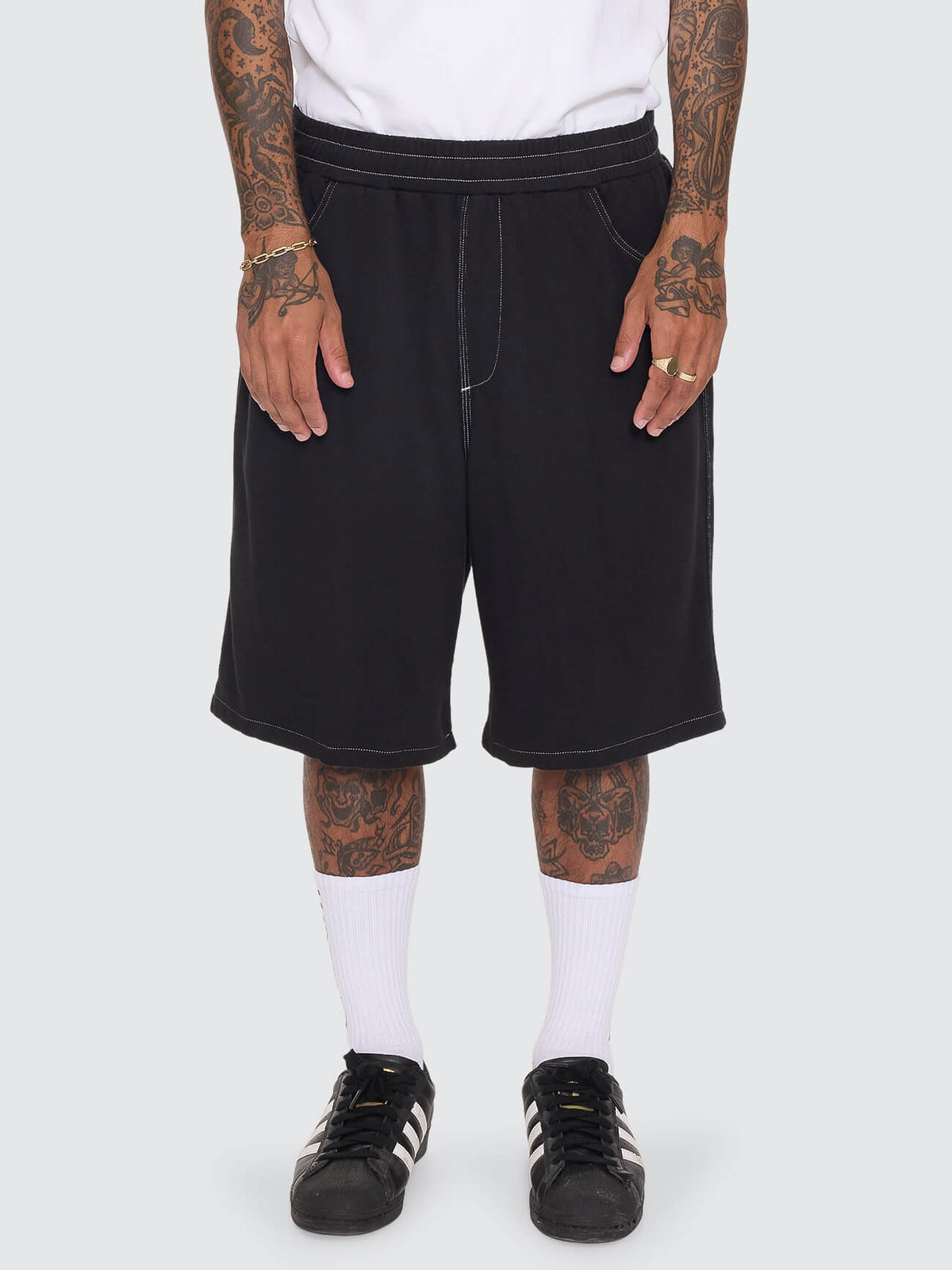 Big Dawg Elastic Fleece Short - Black 26