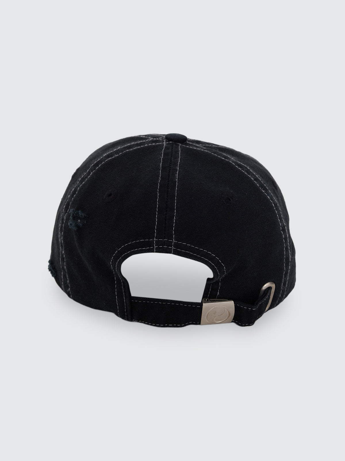 Spinal 6 Panel Hat - Washed Black