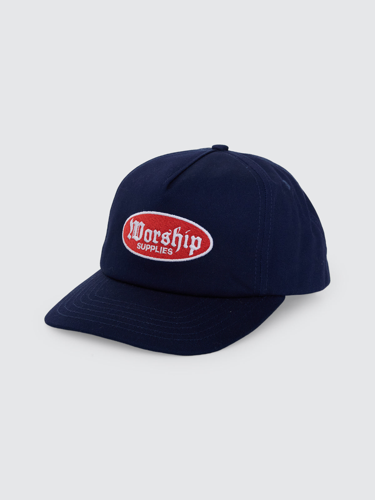 Rise 5 Panel Hat - Navy