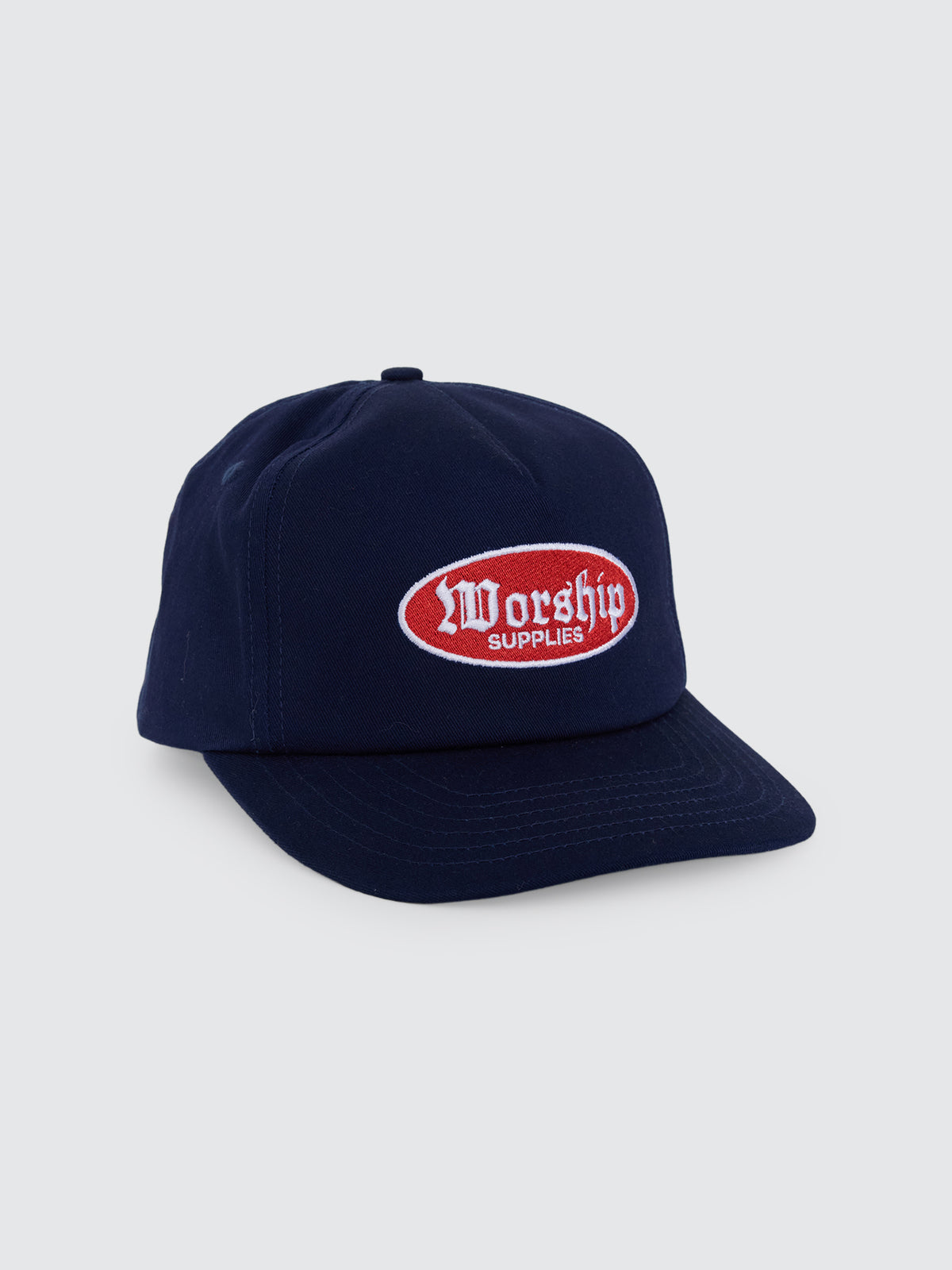 Rise 5 Panel Hat - Navy