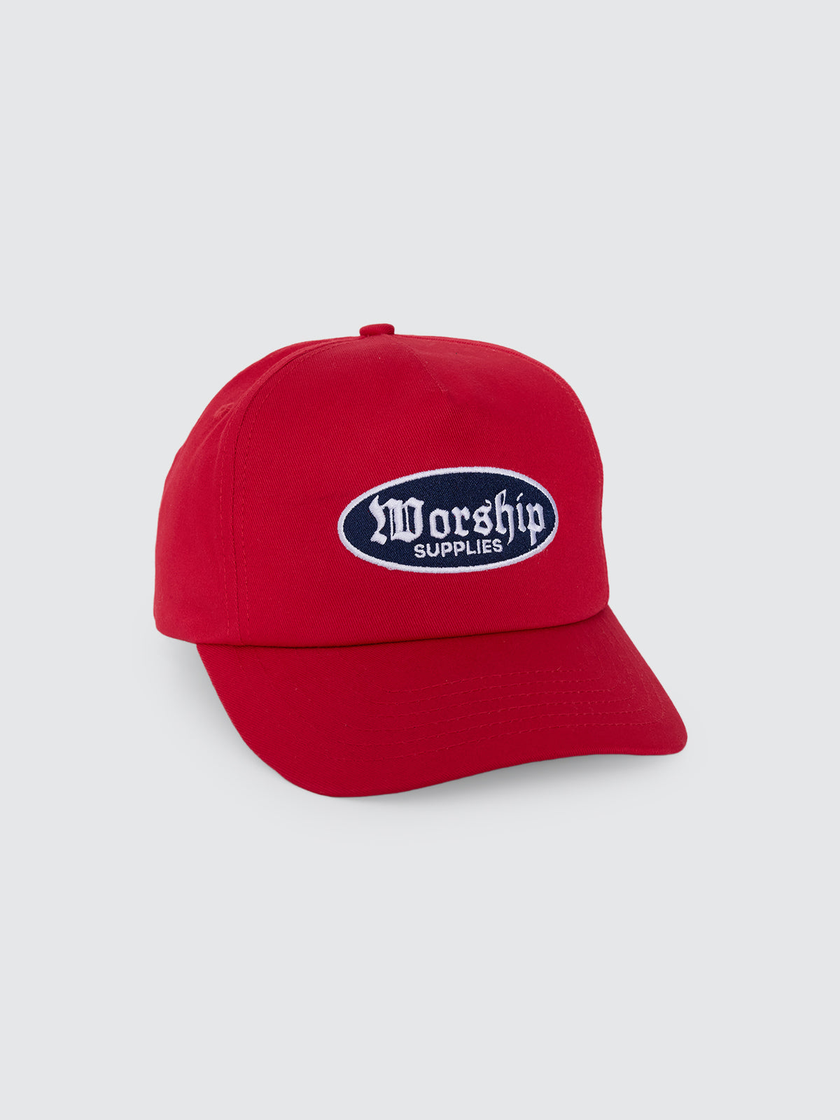 Rise 5 Panel Hat - Red