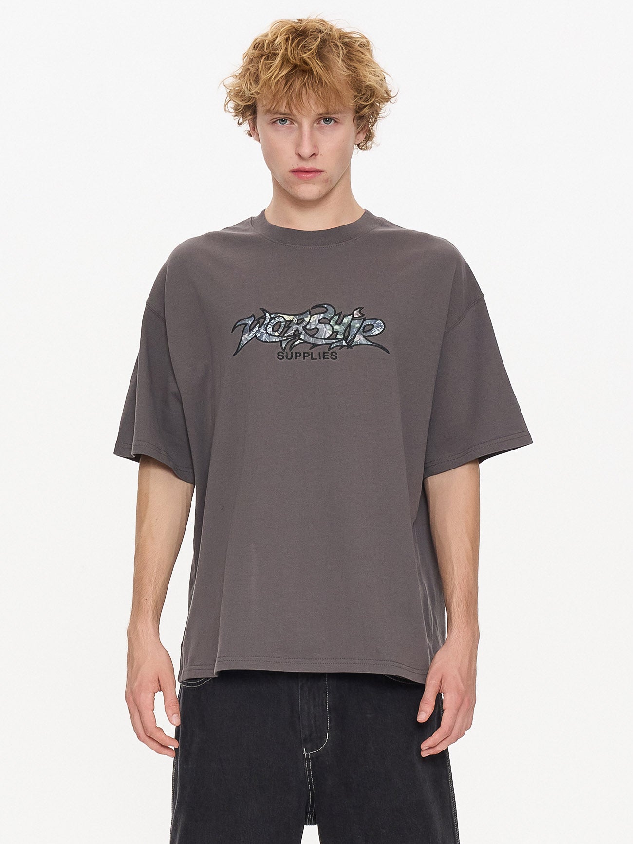 Bushman Oversize Tee - Worn Black