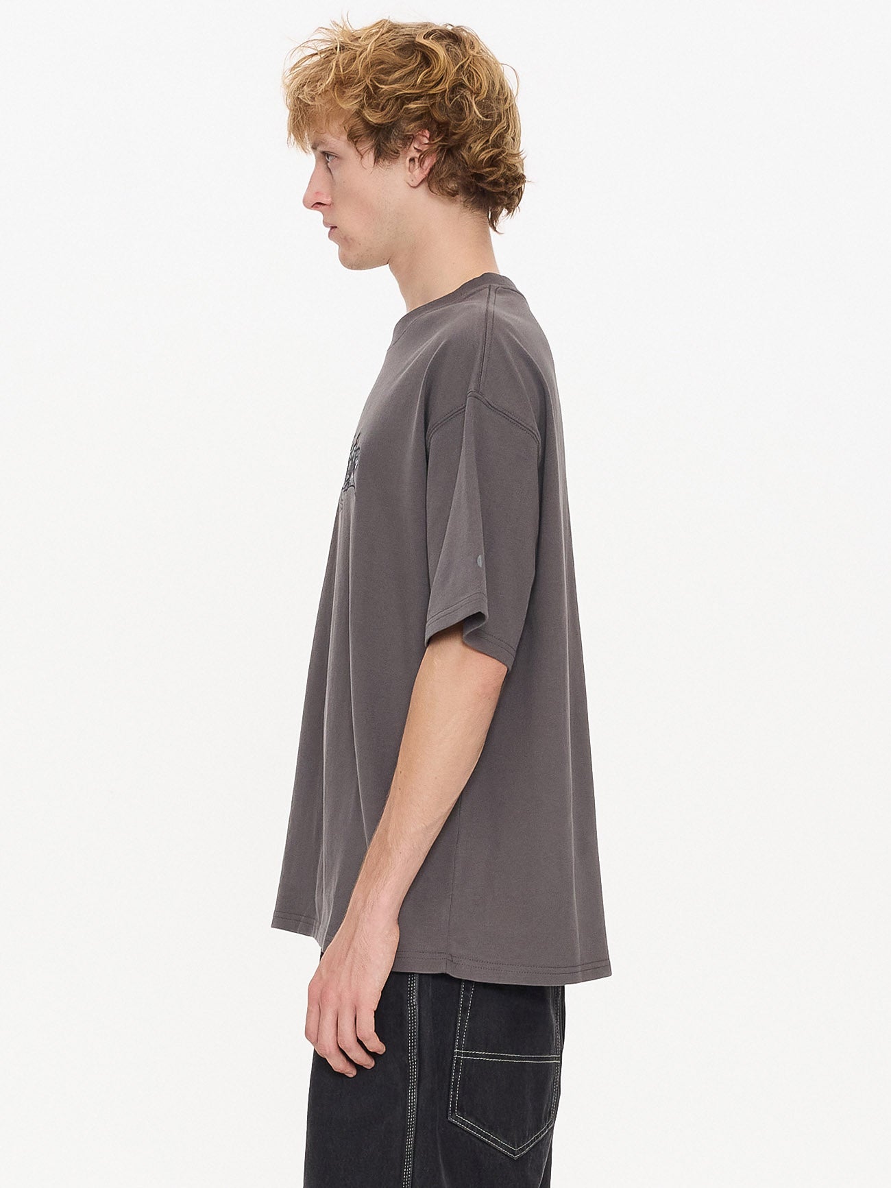 Bushman Oversize Tee - Worn Black