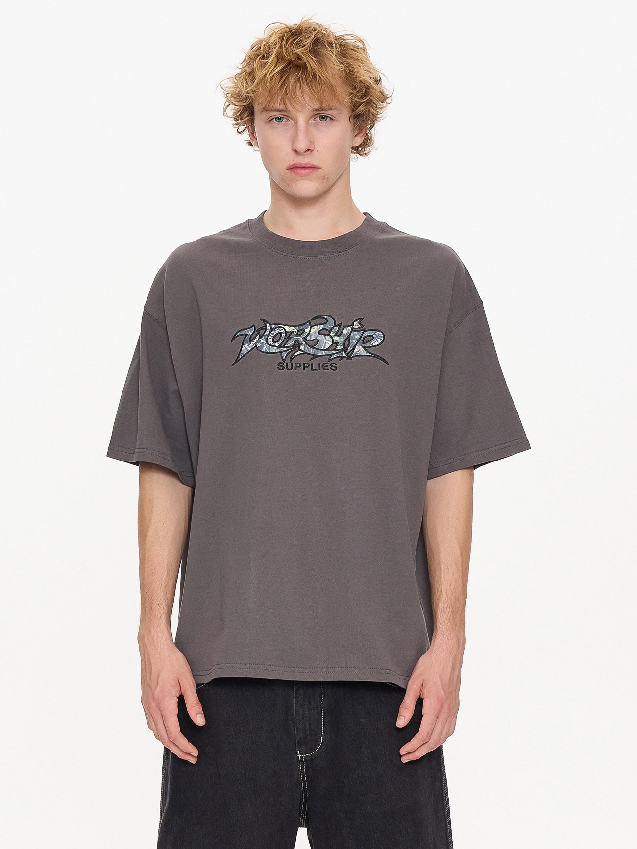 Bushman Oversize Tee - Worn Black