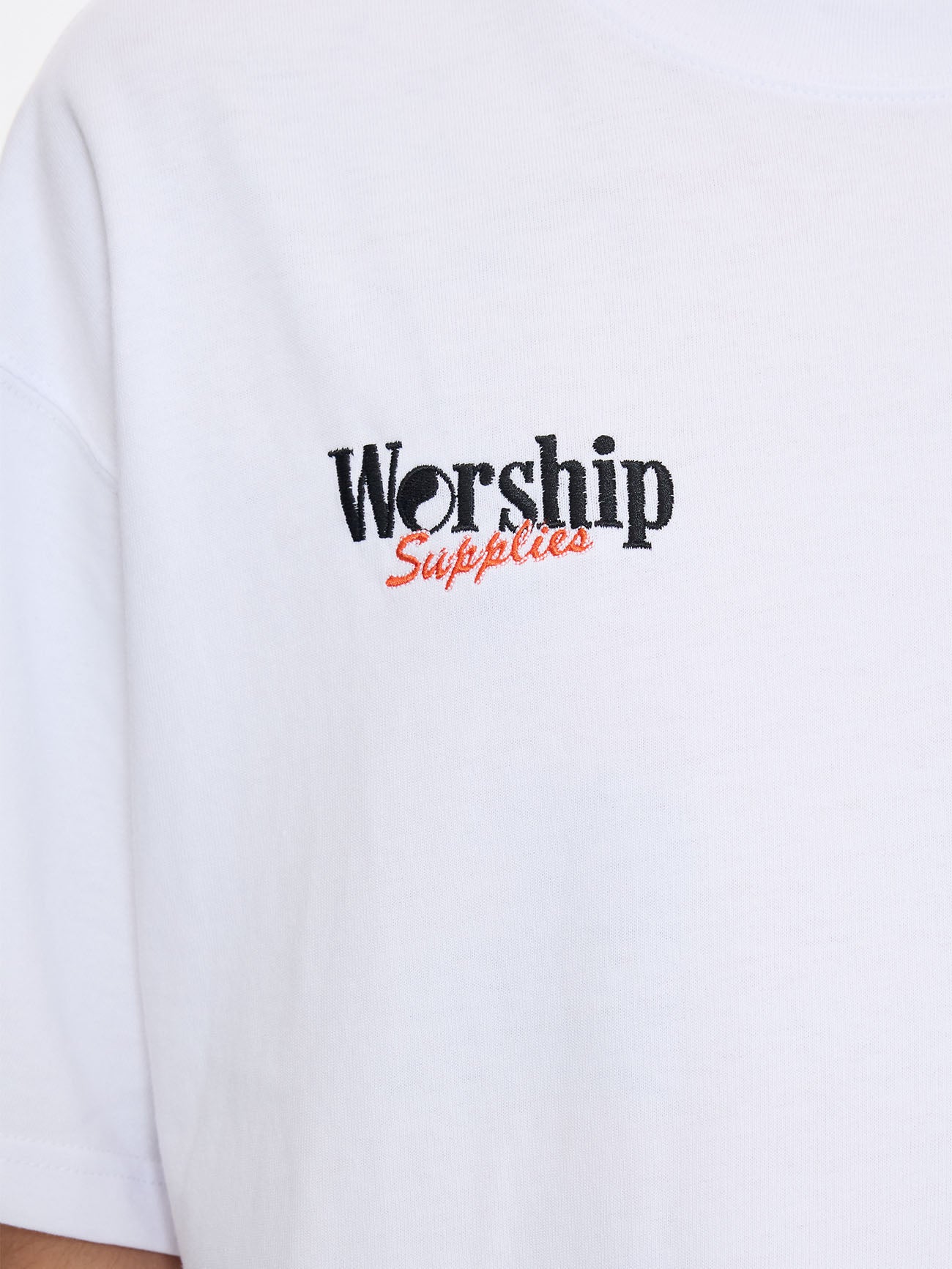 Pit Crew Oversize Tee - White