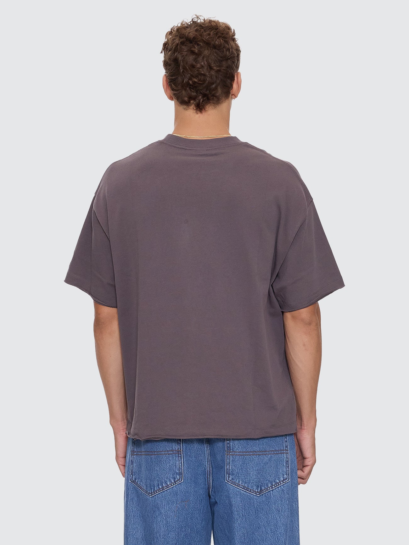 Ned Oversize Tee - Worn Black
