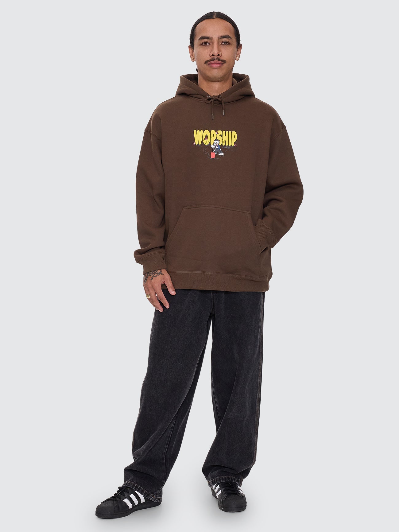 Boomer Pull Over Hood - Chocolate