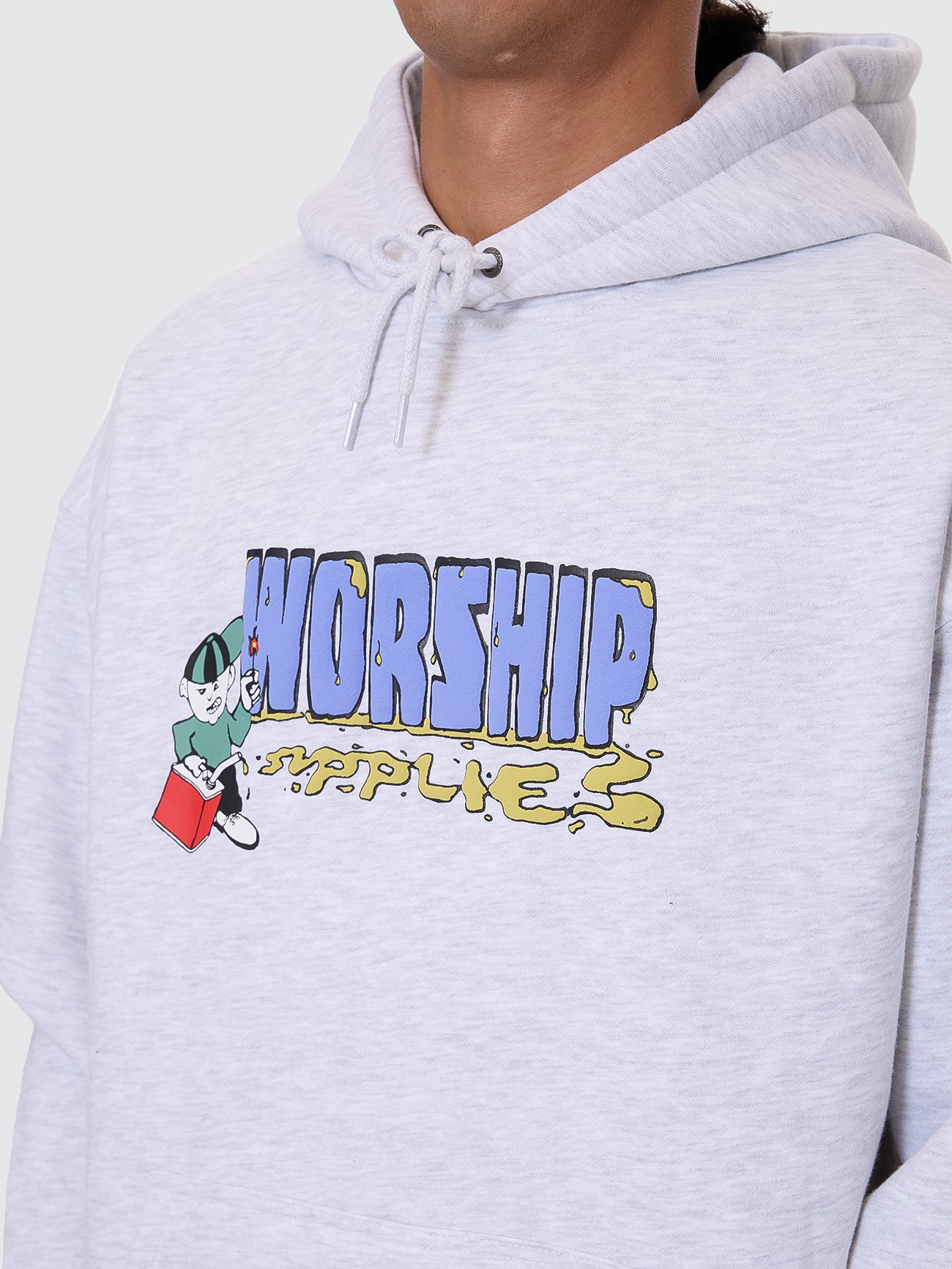 Pyrotechnic Pull Over Hood - Snow Marle