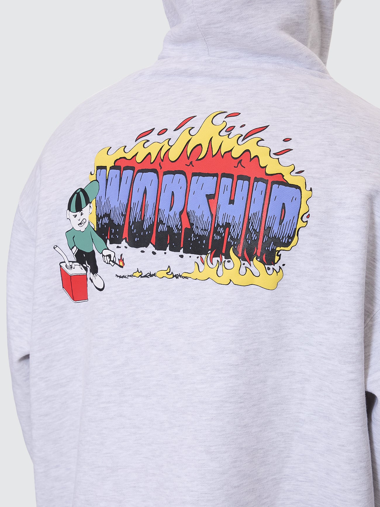 Pyrotechnic Pull Over Hood - Snow Marle