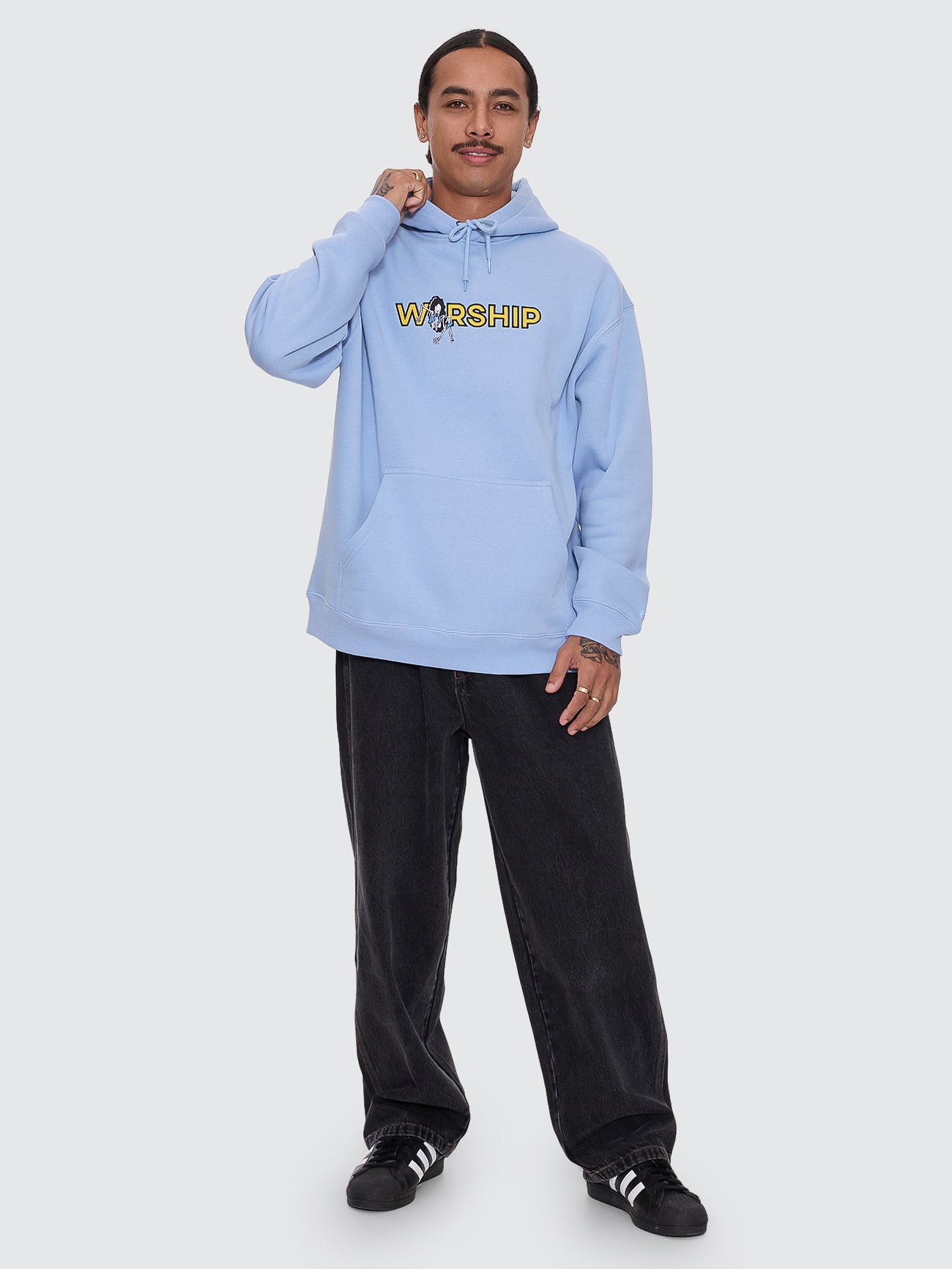 Break Through Pull Over Hood - Bell Air Blue