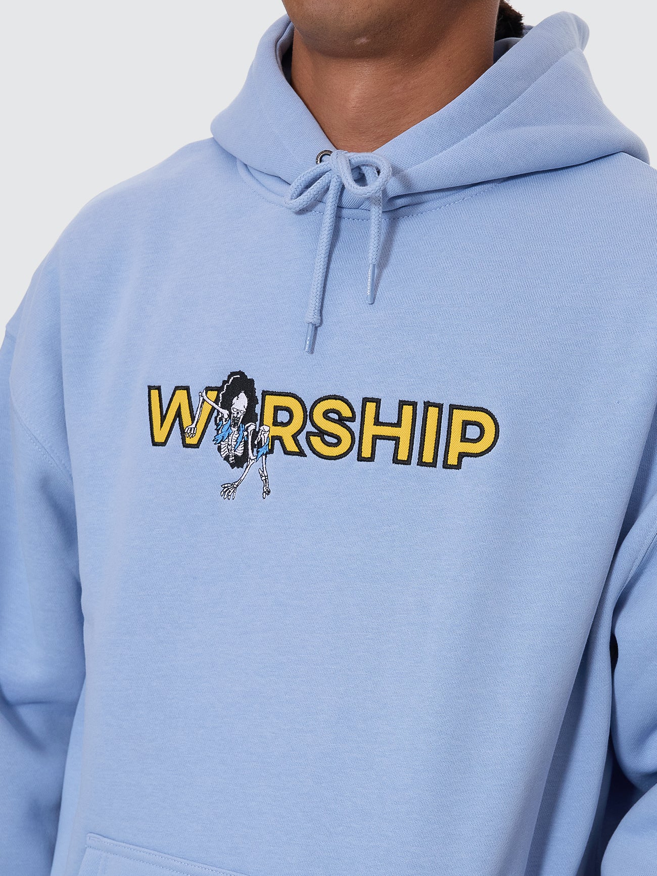 Break Through Pull Over Hood - Bell Air Blue