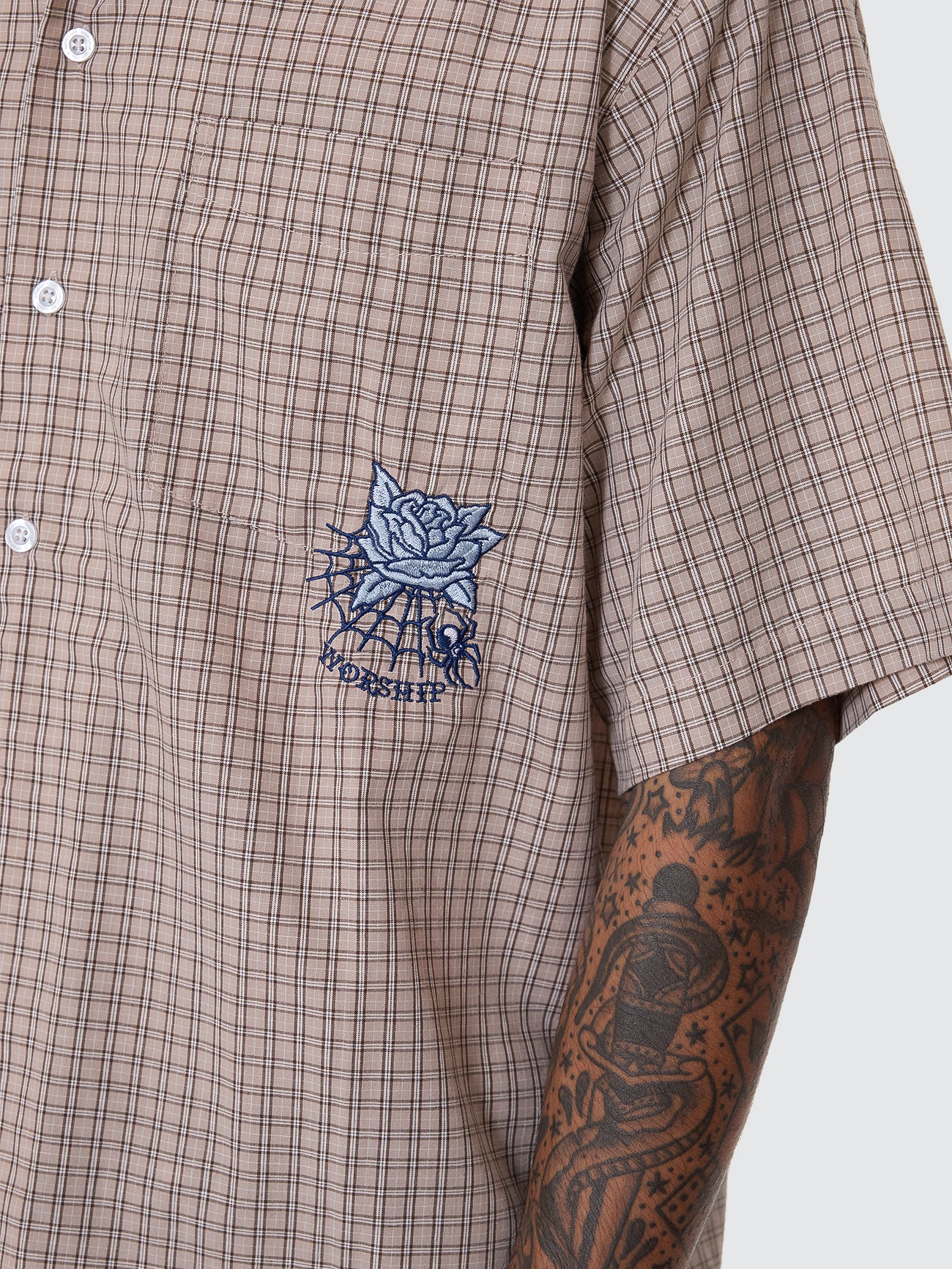 Walk In Short Sleeve Shirt - Tan