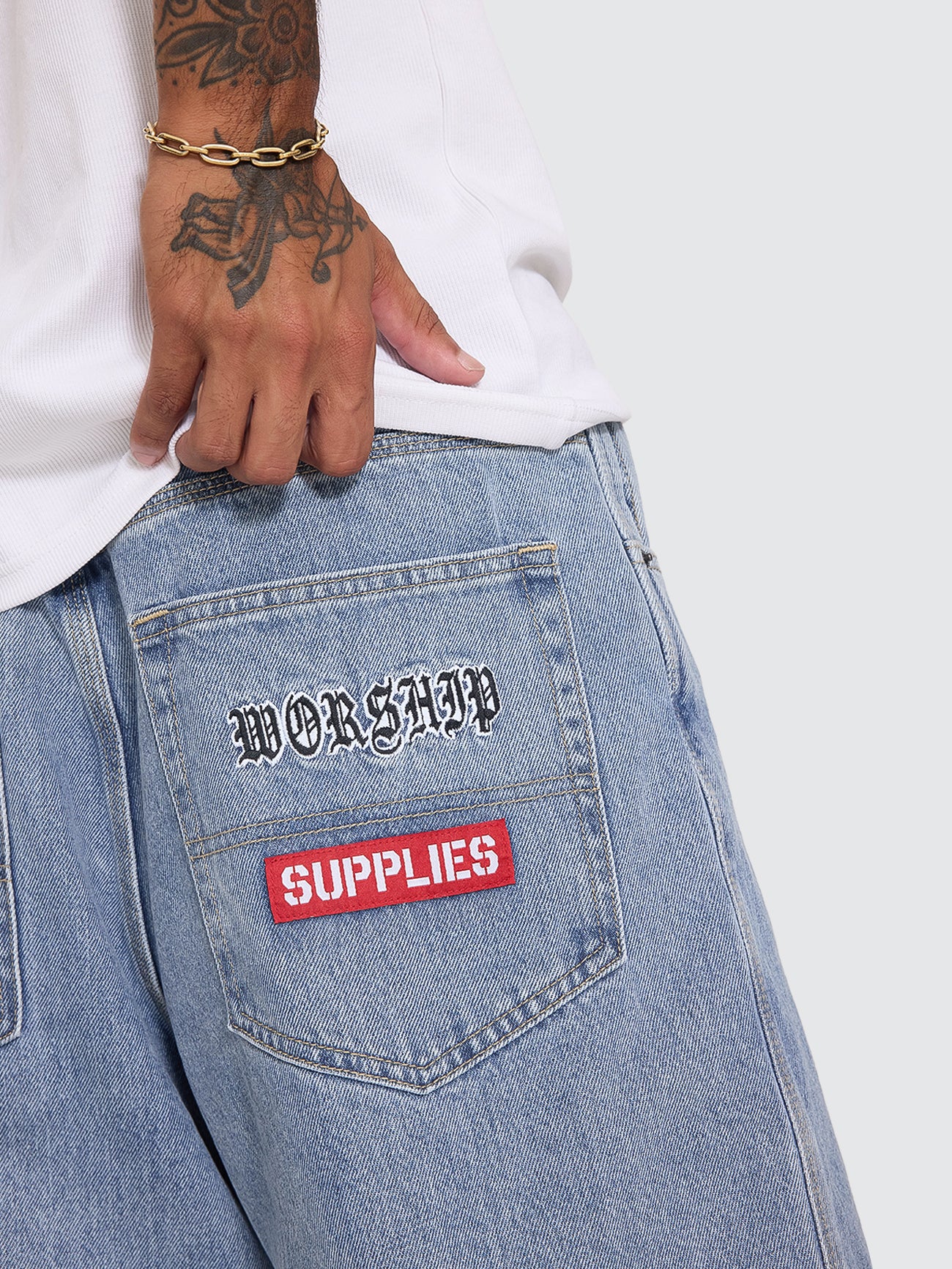 Rager Big Dawg Jean Short - Rage Blue