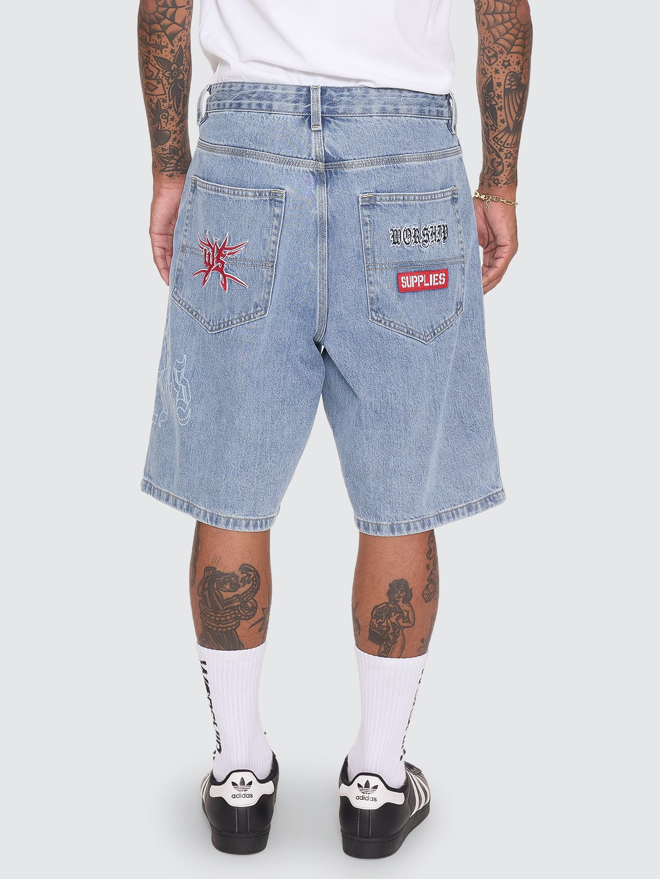 Rager Big Dawg Jean Short - Rage Blue