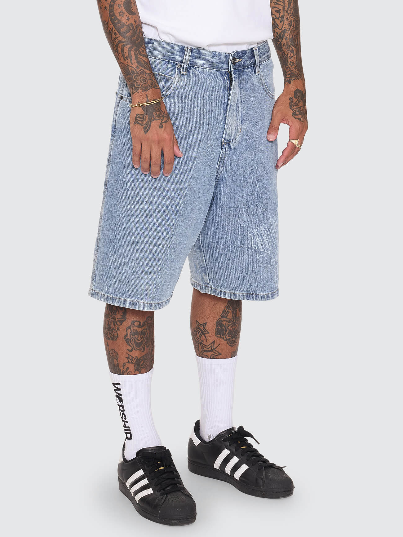 Rager Big Dawg Jean Short - Rage Blue 24