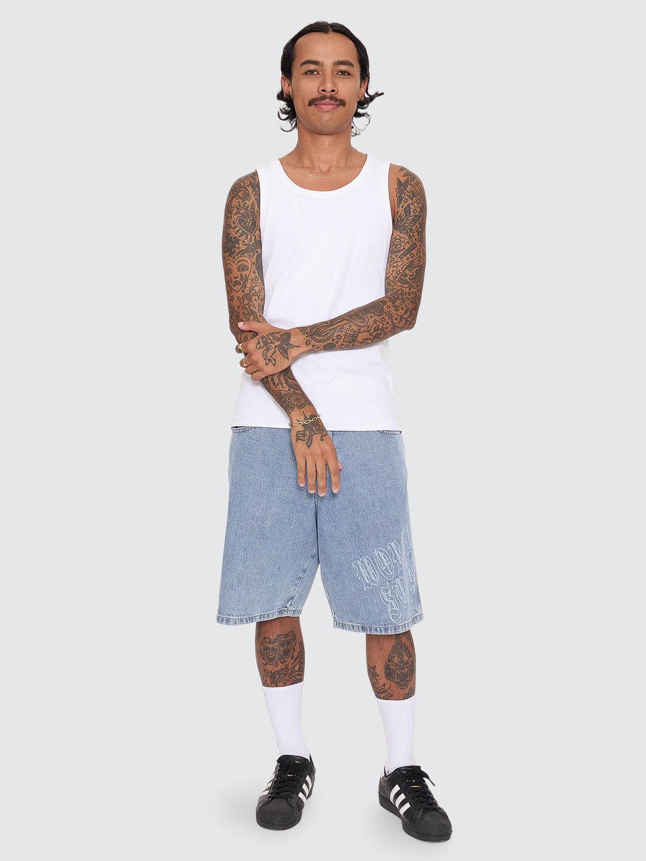 Rager Big Dawg Jean Short - Rage Blue