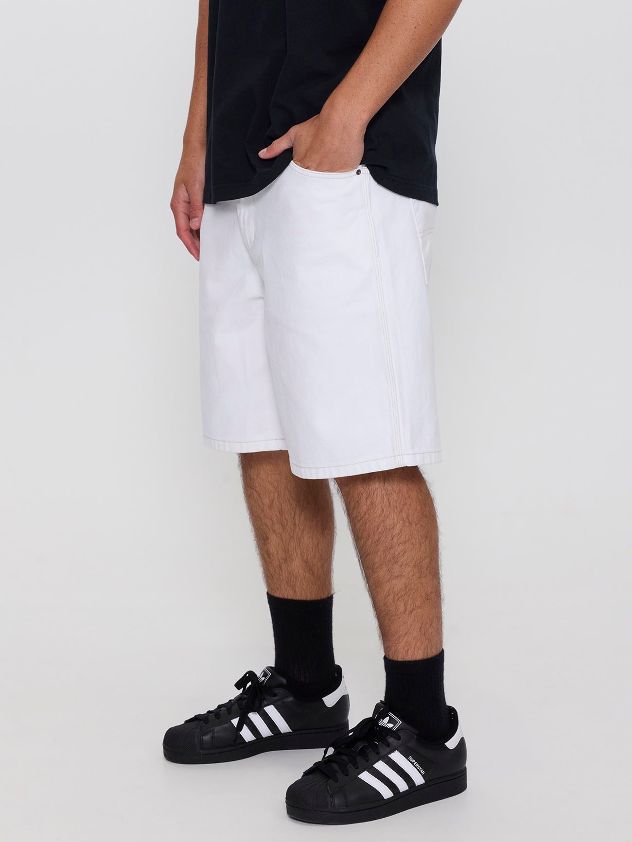 Carpenter Jean Short - Frost White