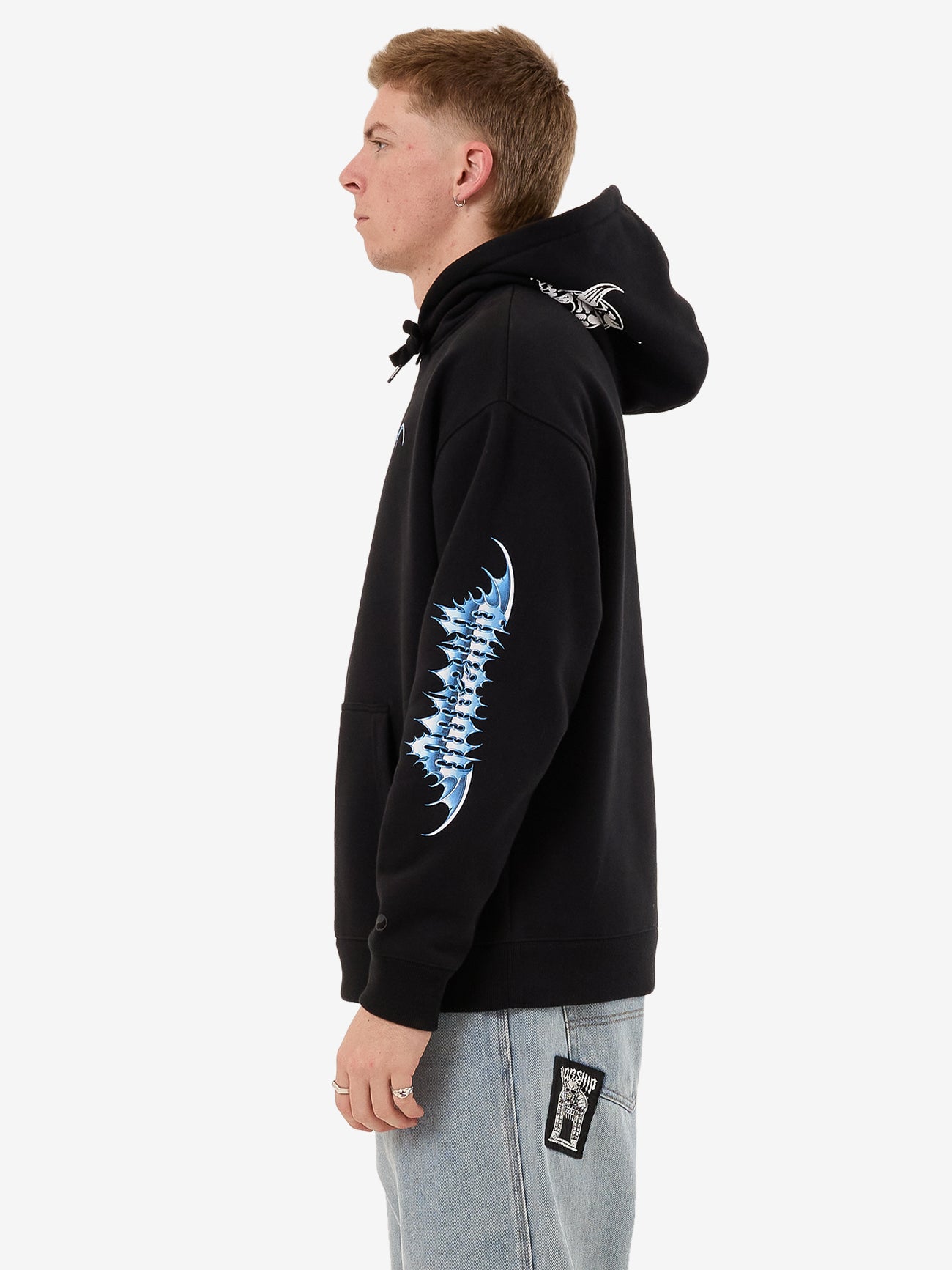 Pure Doom Pullover Hood - Black XS