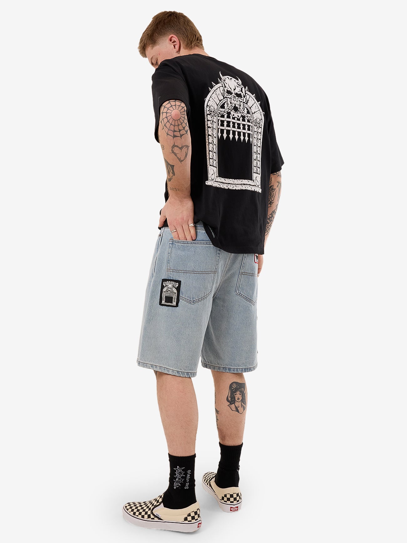 Doom Carpenter Short - Bull Denim Blew Dust 26