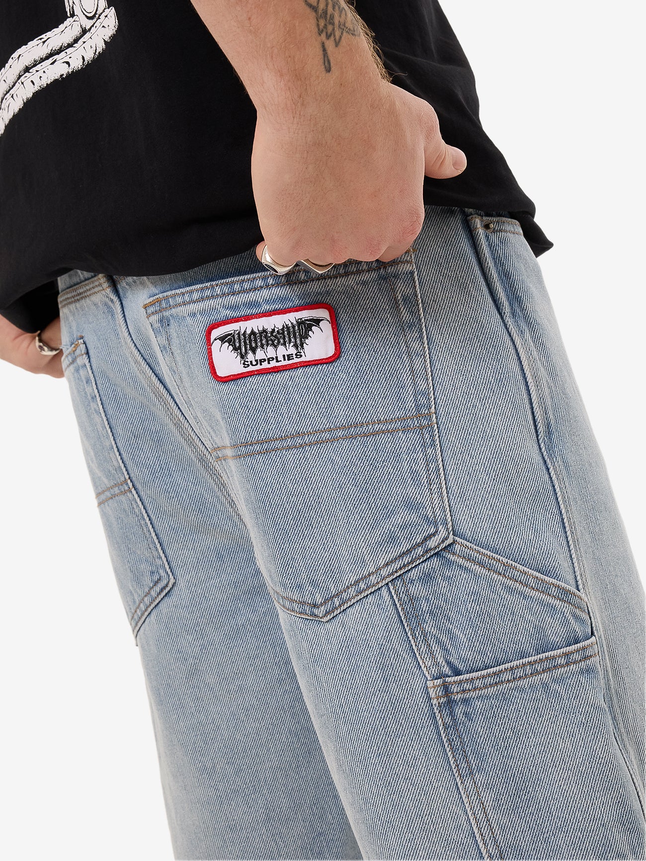 Doom Carpenter Short - Bull Denim Blew Dust 26