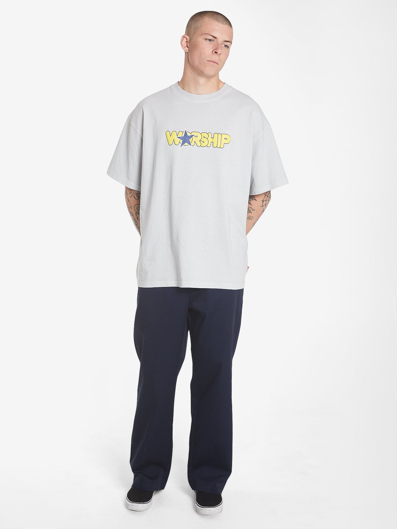 Margarine Oversize Tee - Vapour Gray XS