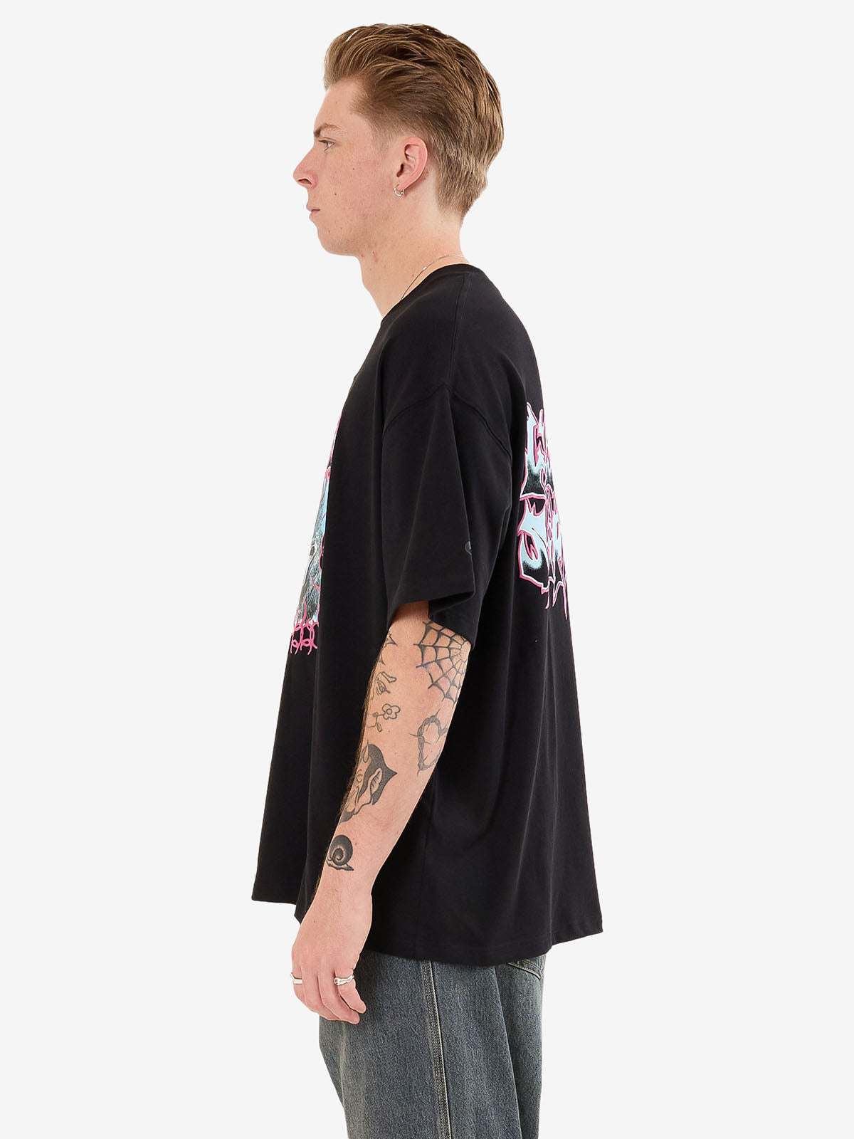 Gnasher Oversize Tee - Black