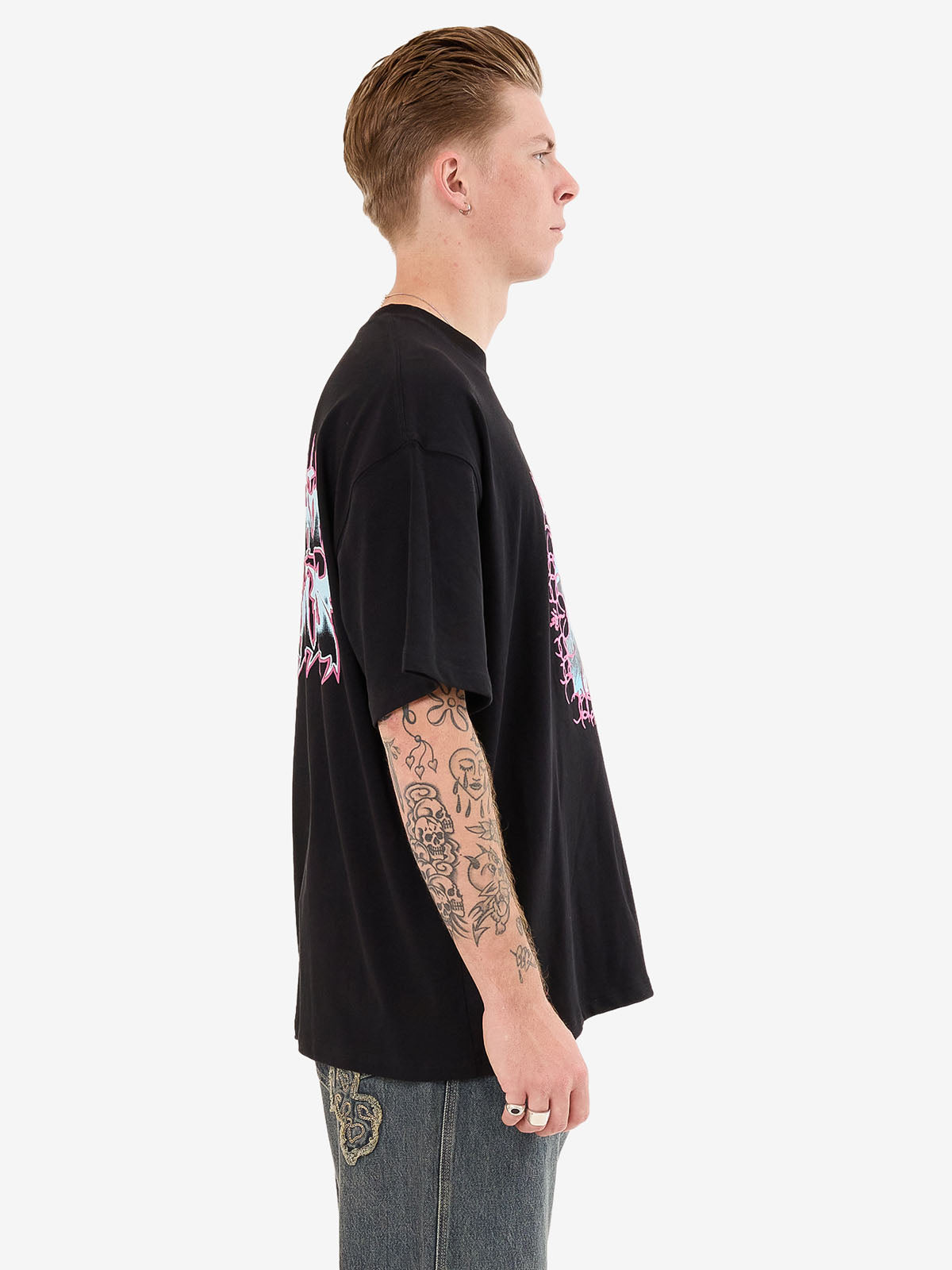 Gnasher Oversize Tee - Black