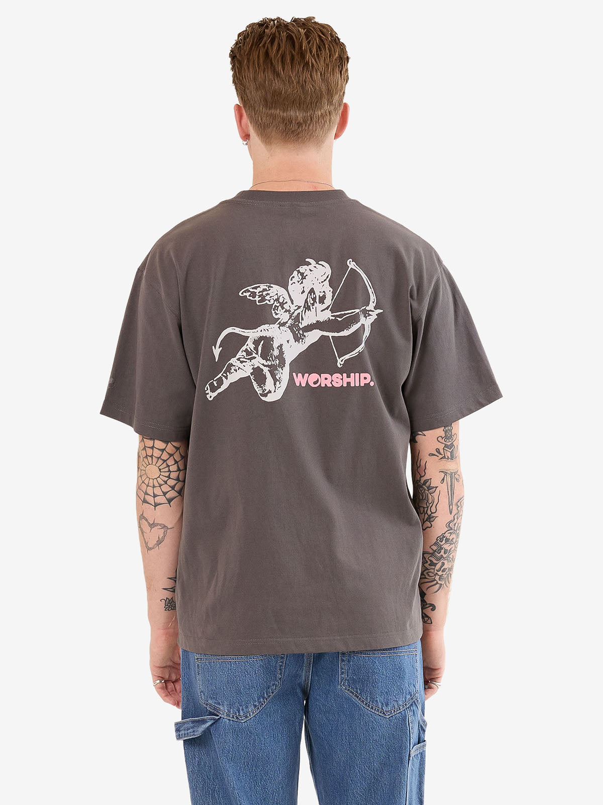 Cherub Tee - Worn Black