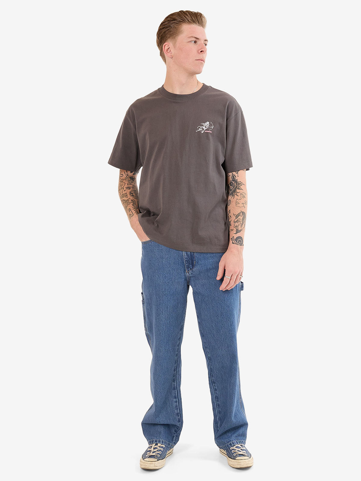 Cherub Tee - Worn Black
