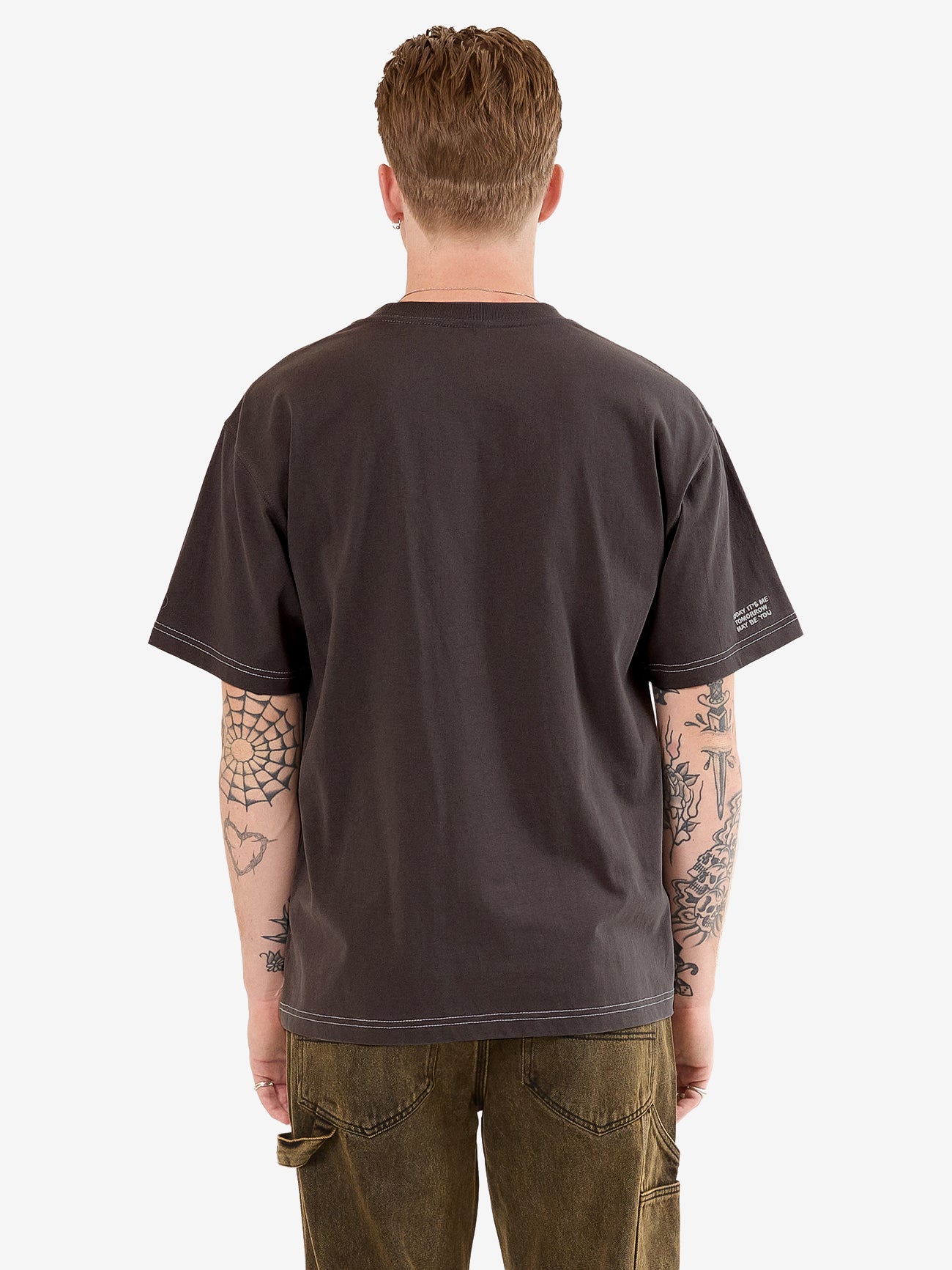 Maybe Today Tee - Worn Black