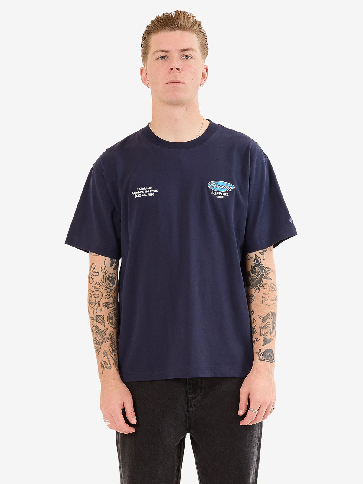 Observer Tee - Peacoat
