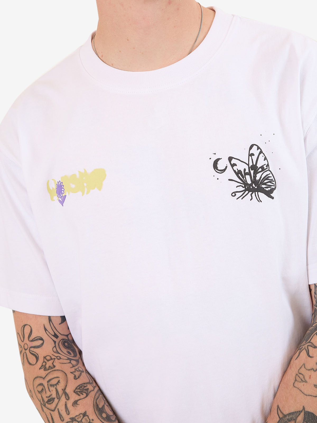 Never Assume Tee - White