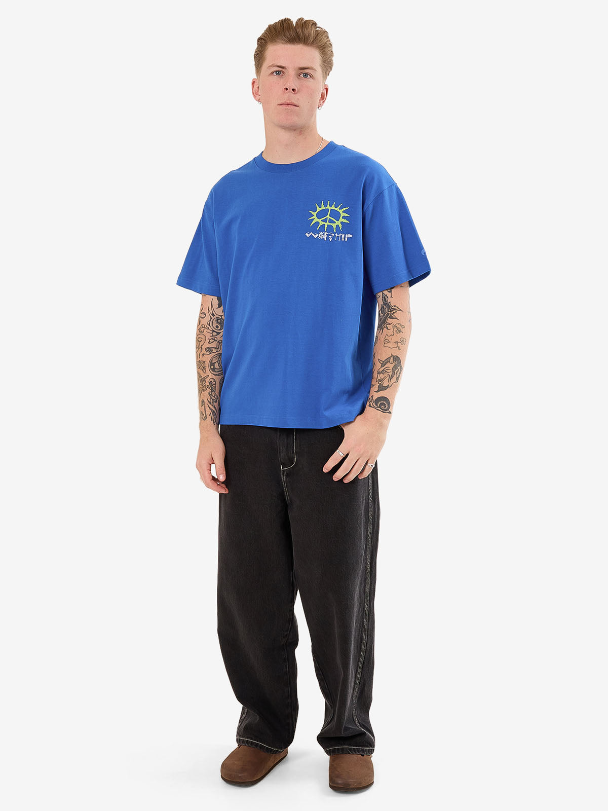 Entity Oversize Tee - Dark Choc Brown