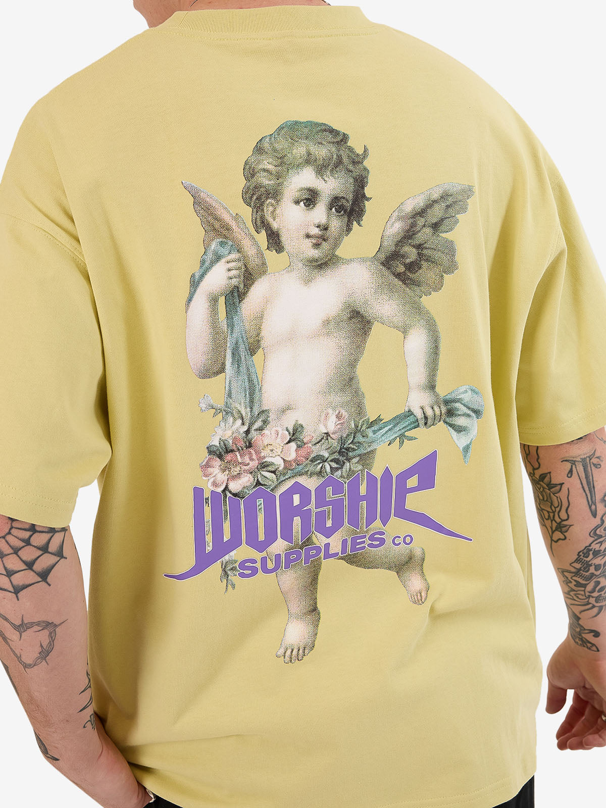Echo Oversize Tee - Sickly Yellow