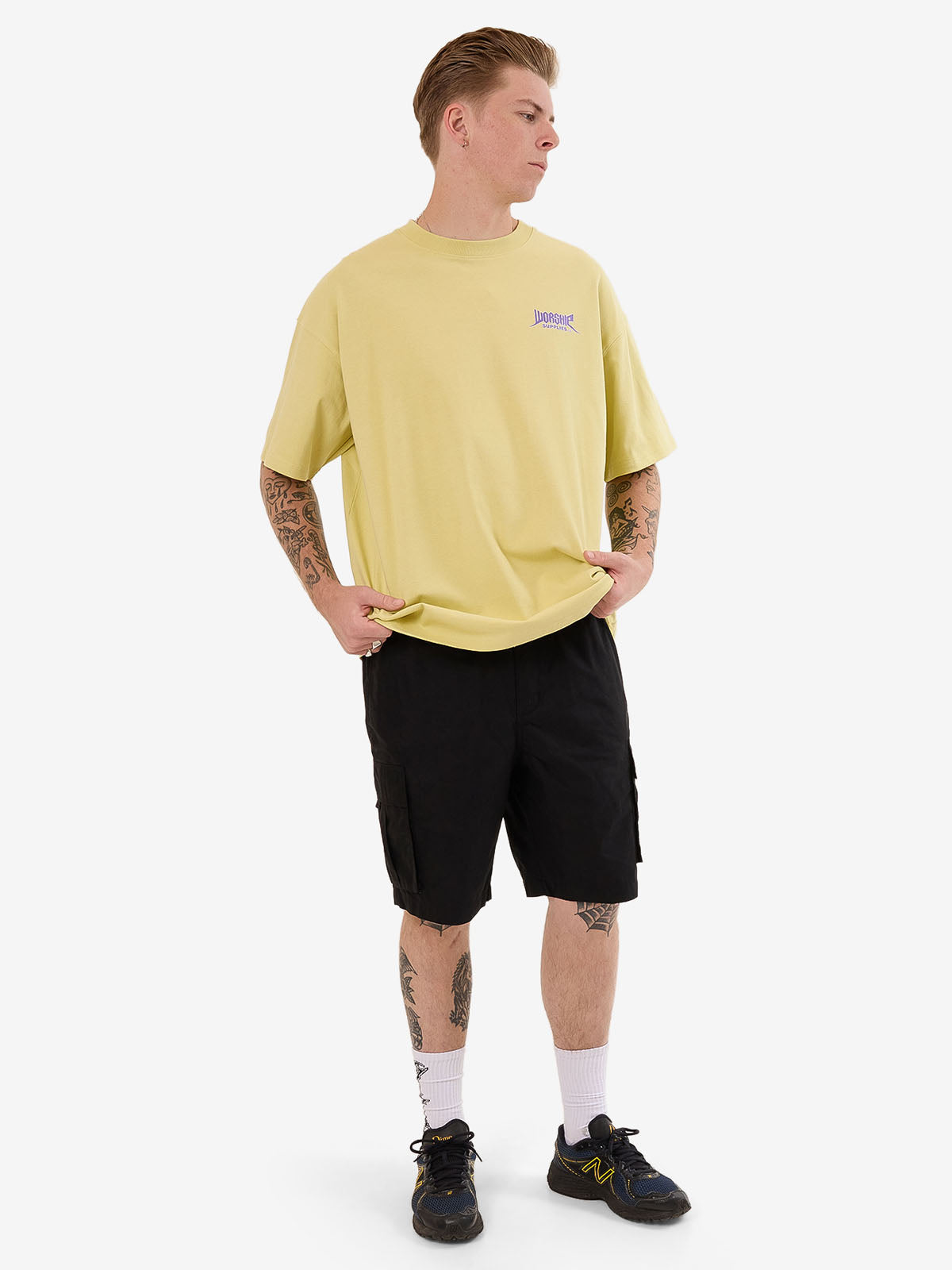 Echo Oversize Tee - Sickly Yellow