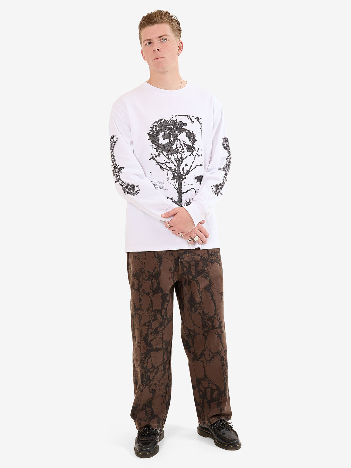 Blackwood Long Sleeve Tee - White