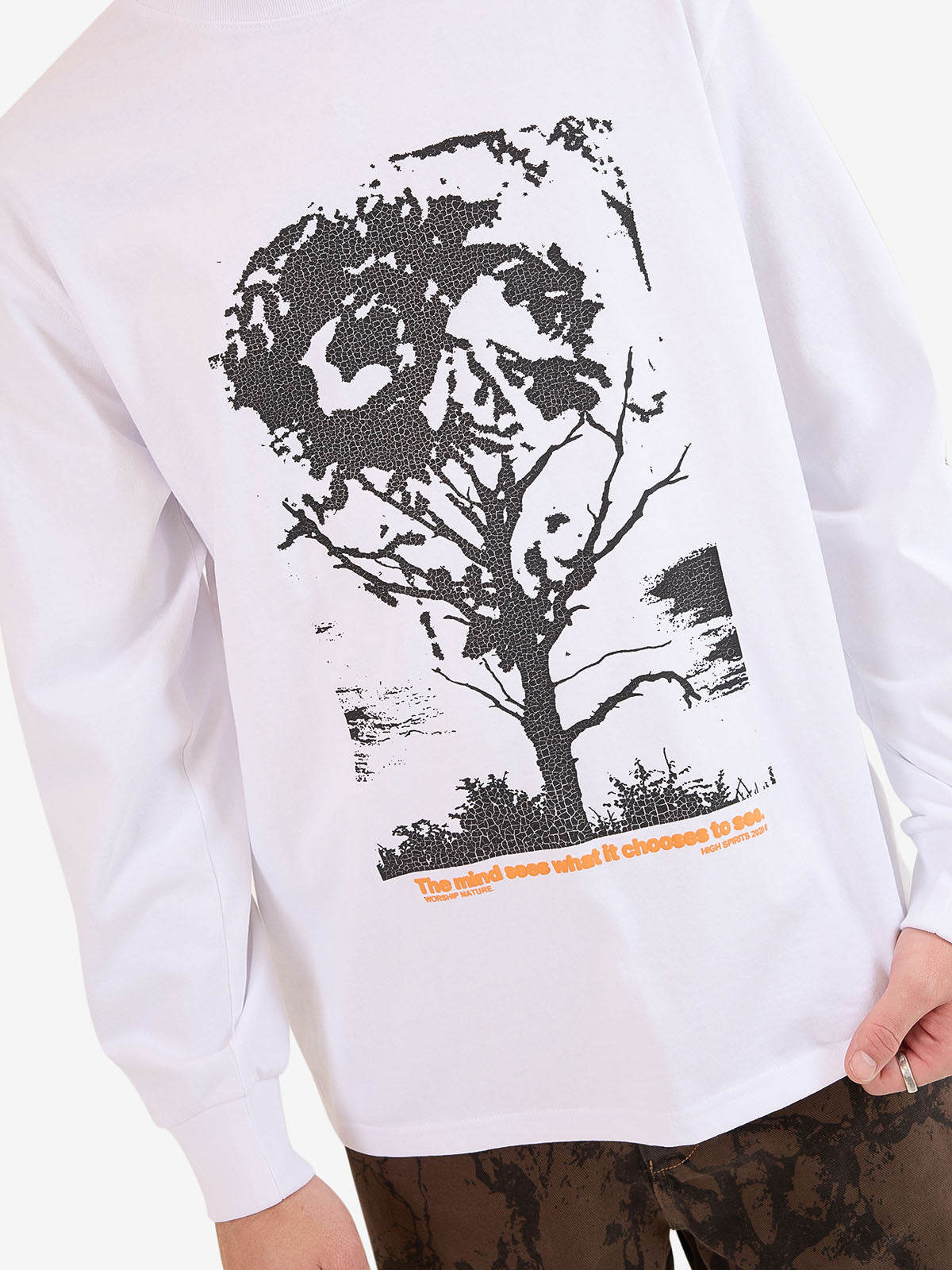 Blackwood Long Sleeve Tee - White